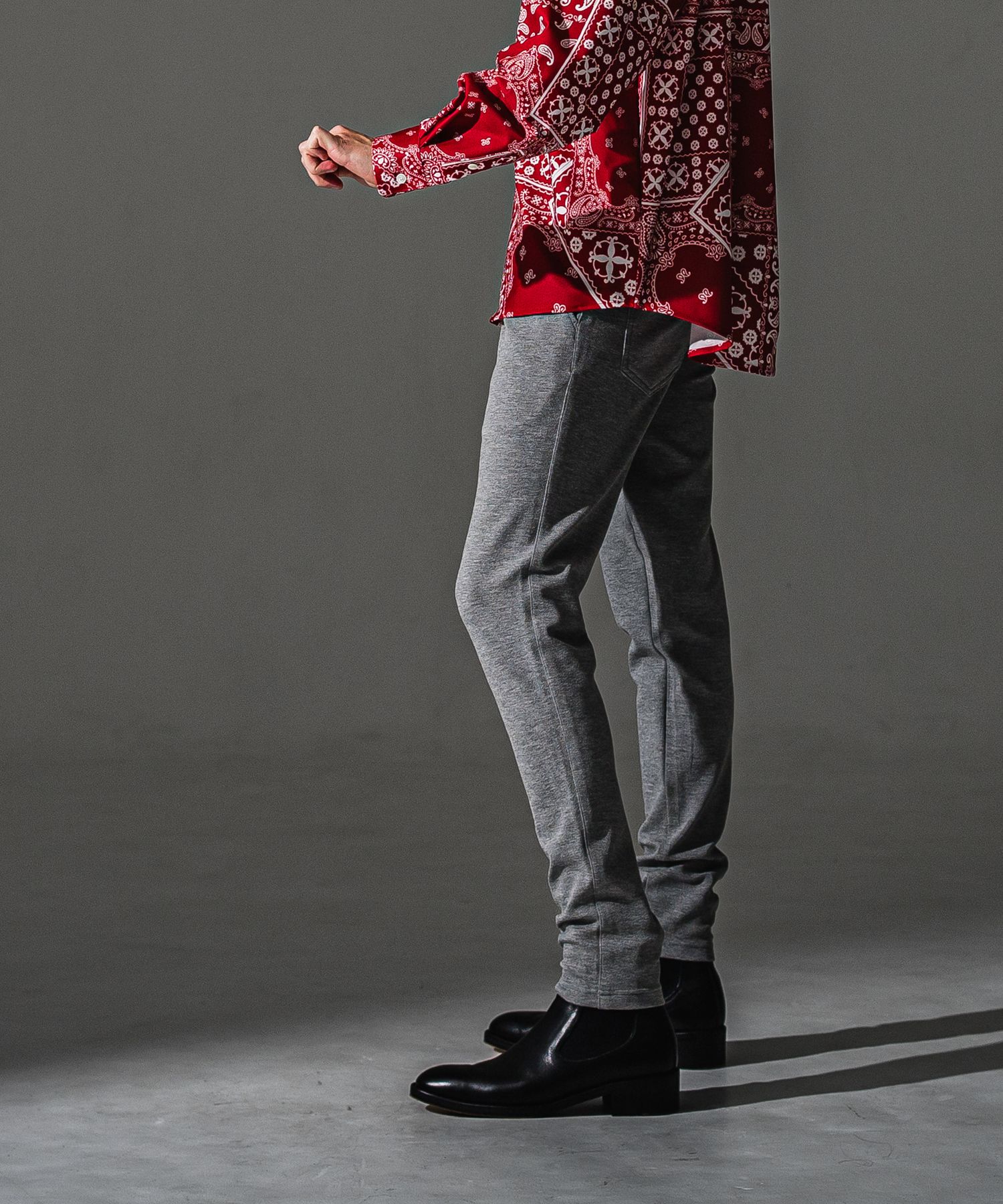 CHRIS EASY BLISTER TUCK PANTS / RC41-ST-016T / イージータックパンツ / ブリスターグレー (7月下旬入荷予定)