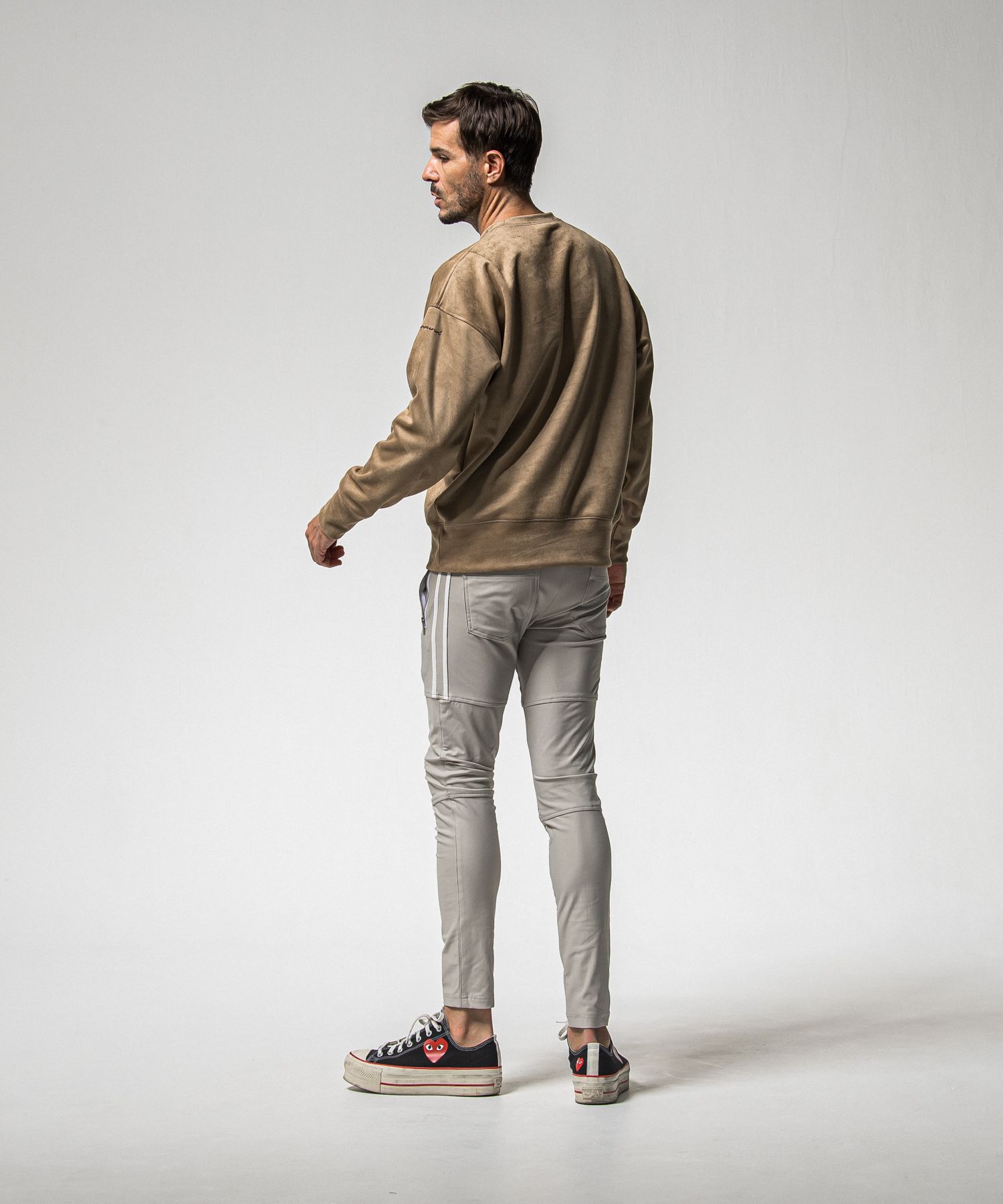 SUEDE DROP TRAINER / RC38-C-005 / スエードトレーナー / ブラウン (1月上旬入荷予定)