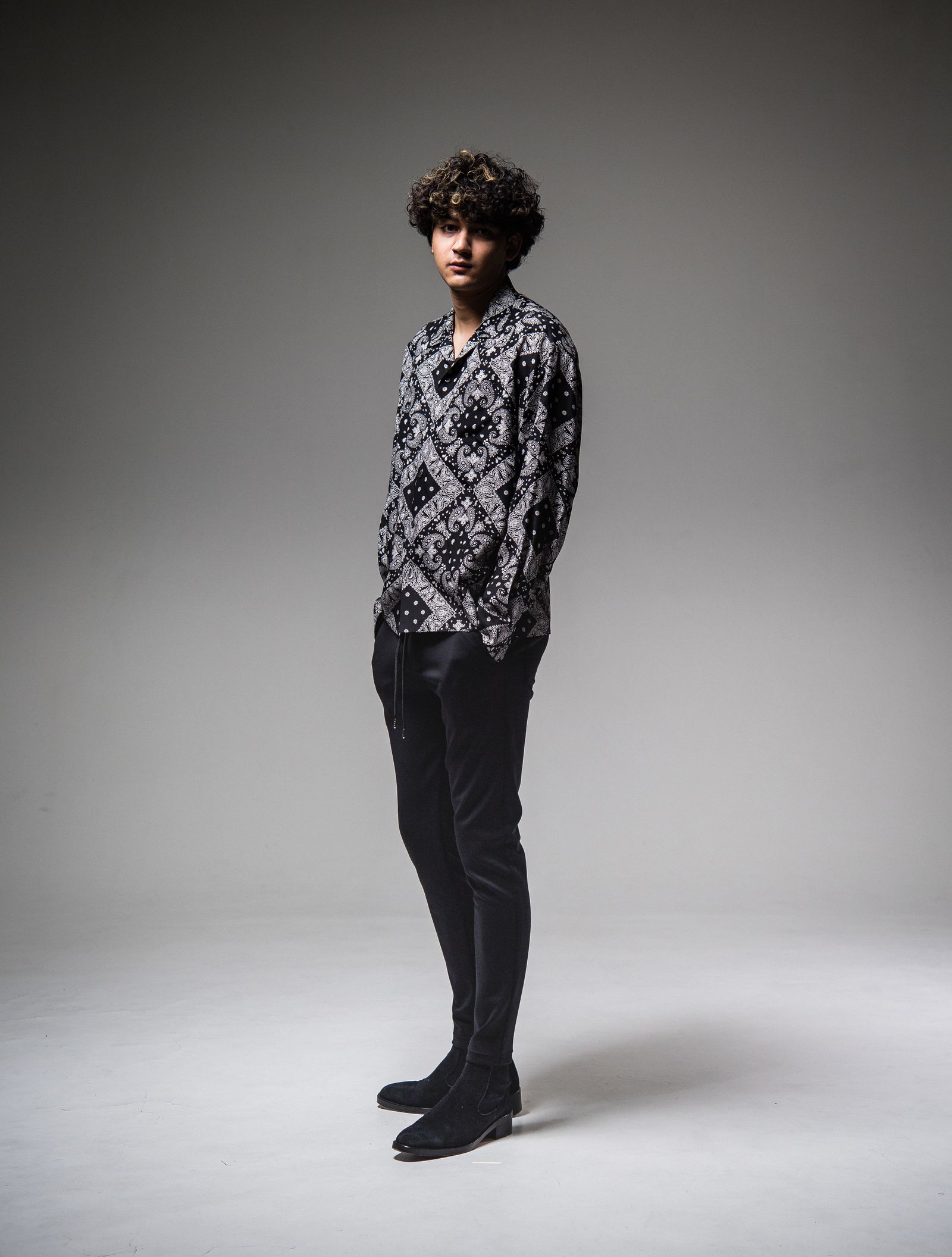 CHRIS EASY PANTS / RC25-ST-016 / イージーパンツ / ブラック