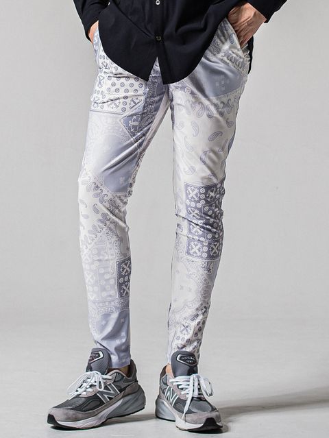 CHRIS EASY TUCK PANTS / RC39-ST-016T / ナイロンイージータックパンツ / バンダナグレー (3月上旬入荷予定)