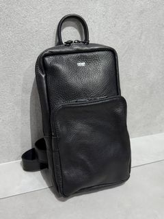 オイルドカウレザー ボディショルダーバッグ / DCD-01404B / ブラック×ブラック