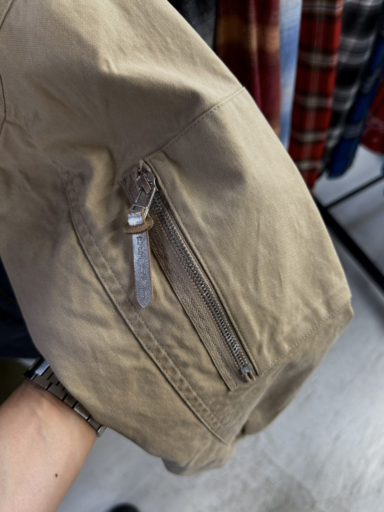 DAVID JACKET / RC41-JK-003 / ミリタリーライトMA-1 / ヴィンテージベージュ (8月下旬入荷予定)