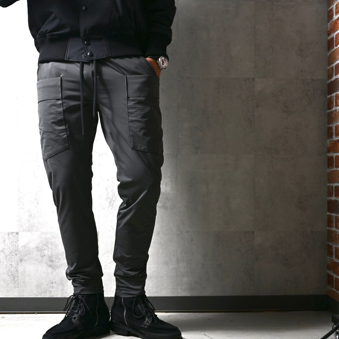 GR PT / DP1-ST-004 / ナイロンギアカーゴパンツ / チャコール (3月中旬入荷予定)