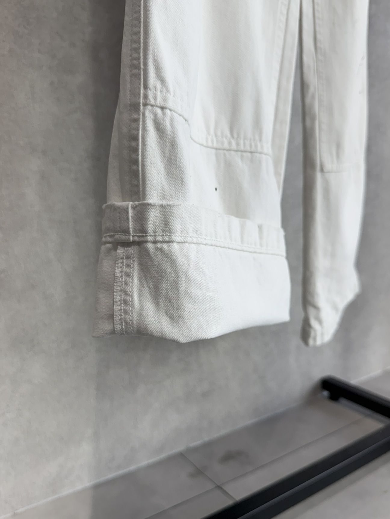 DOUBLE KNEE PT / RC39-ST-041 / ダブルニーワイドデニムパンツ / ホワイトユーズド