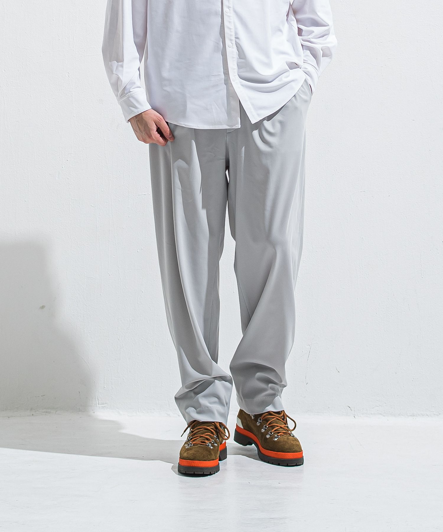 BEN PANTS / RC40-ST-038 / スーパーワイドパンツ / グレー (5月中旬入荷予定)