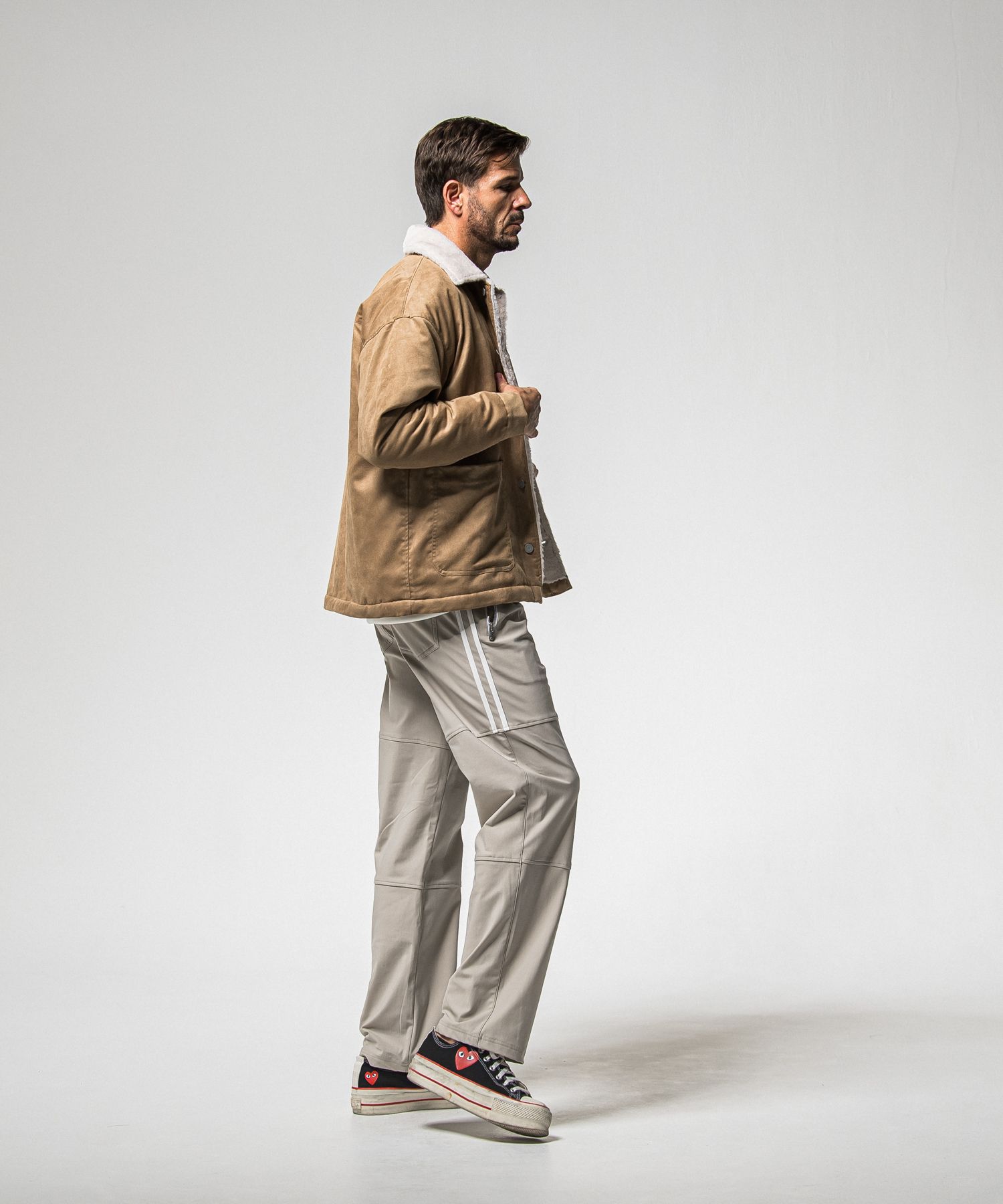 【FRIDAYコラボ】 FRIDAY STANDARD LOGO VELOURS FLEECE TRAINER / RCF1-C-004 / 裏起毛FRIDAYスタンダードロゴトレーナー / ホワイト (11月上旬入荷予定)