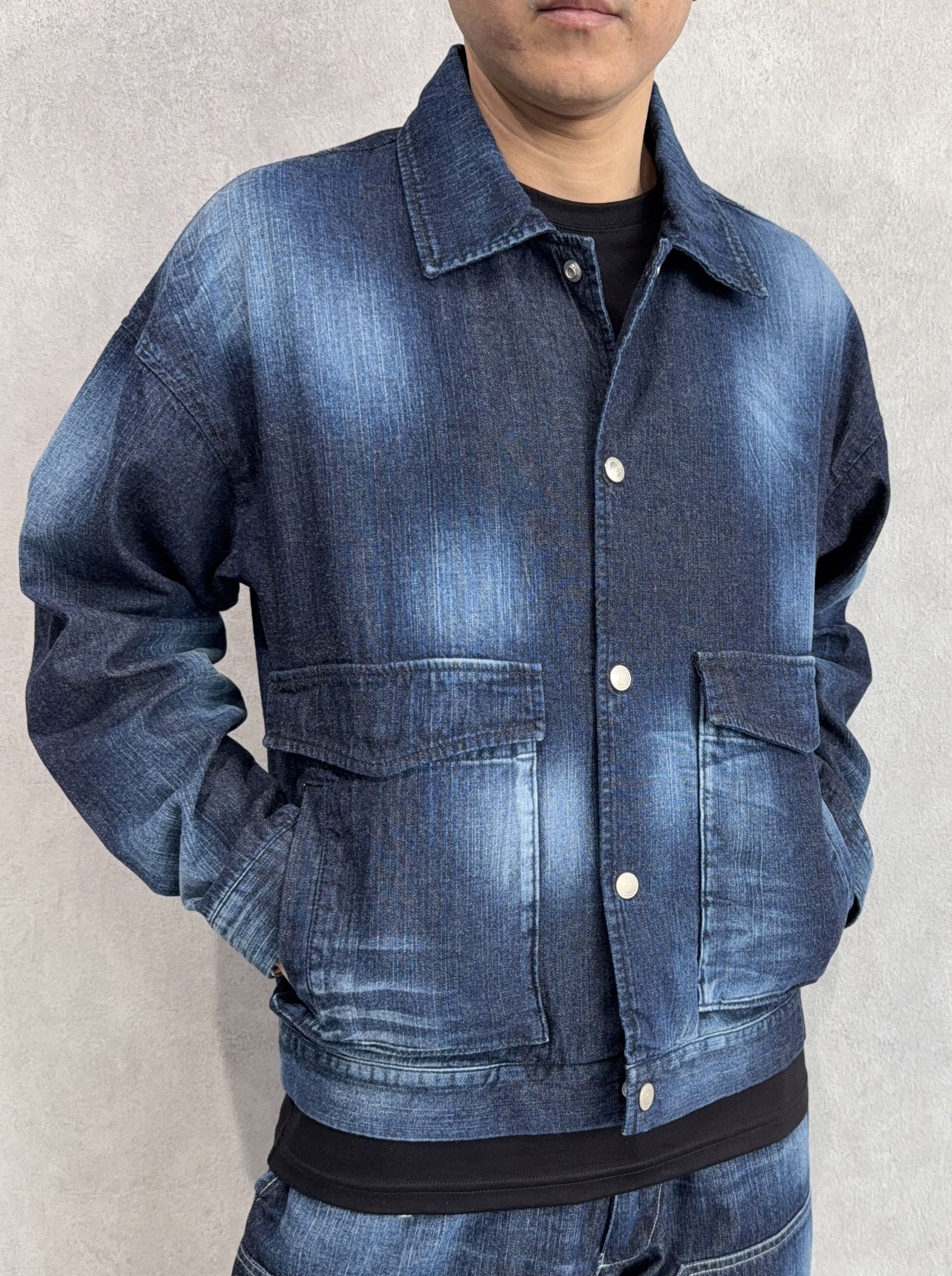 LDENIM AG FLIGHT JACKET / RC39-JK-003 / デニムフライトジャケット / インディゴユーズド