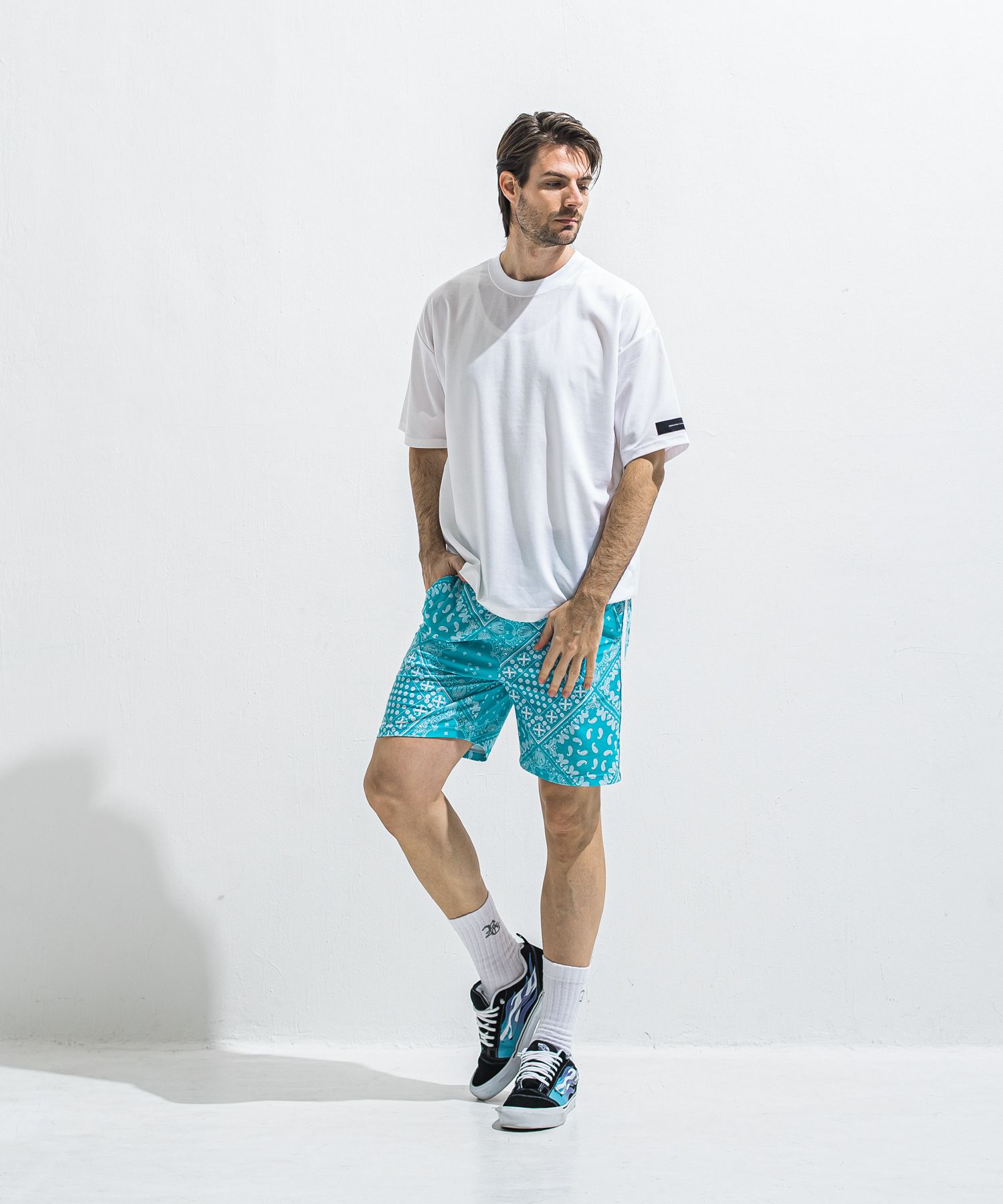 REV MESH OVER TEE / RC40-T-004 / メッシュビッグTシャツ / ホワイト (6月中旬入荷予定)