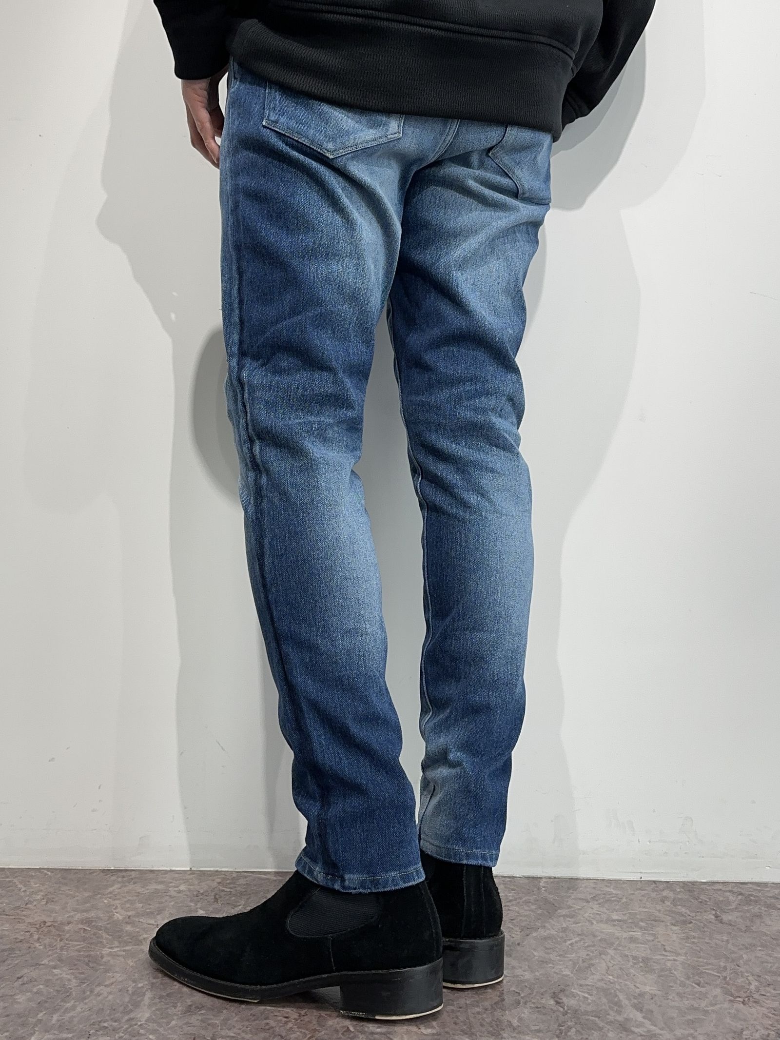MICK DENIM JERSEY / RC38-ST-020 / デニムジャージテーパードパンツ / インディゴユーズド (12月上旬入荷予定)