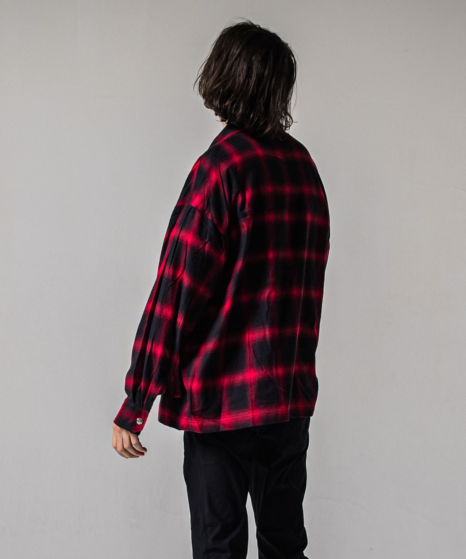 50S CHECK JK / RC39-JK-007C / チェックシャツジャケット / レッド (2月中旬入荷予定)