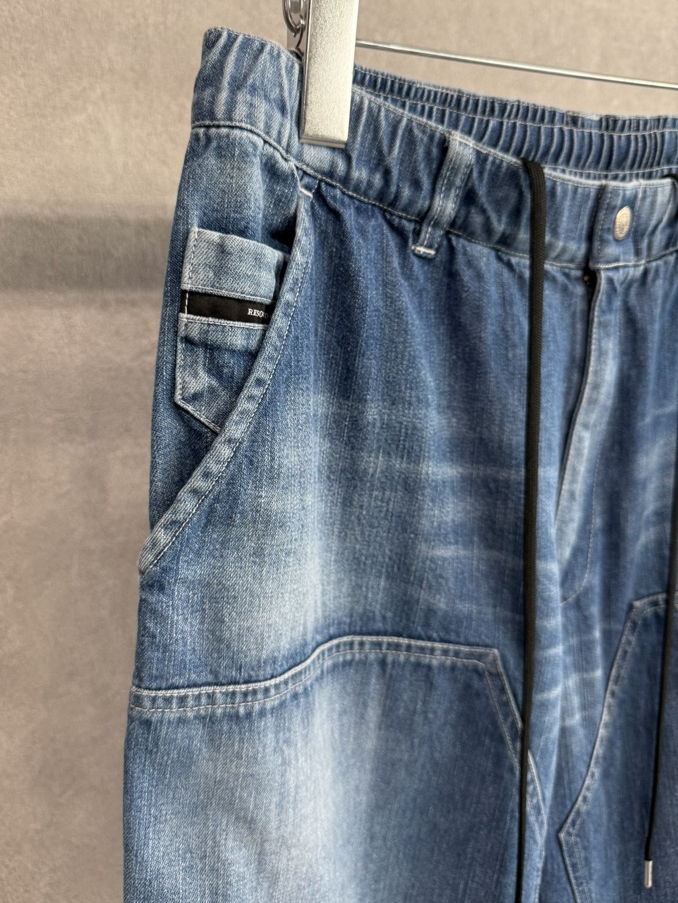 DOUBLE KNEE PT / RC39-ST-041 / ダブルニーワイドデニムパンツ / ライトインディゴ