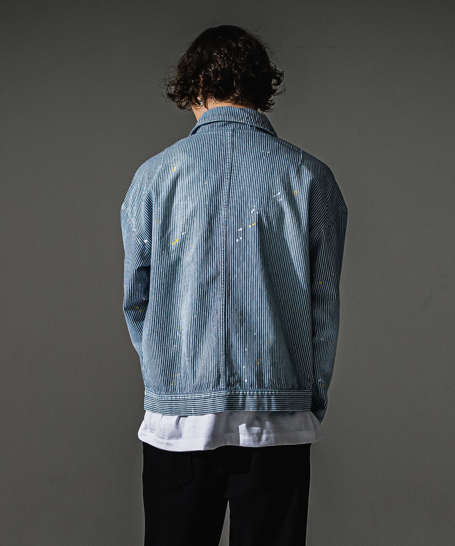 LDENIM AG FLIGHT JACKET / RC41-JK-001 / デニムフライトジャケット / ヒッコリー (8月中旬入荷予定)
