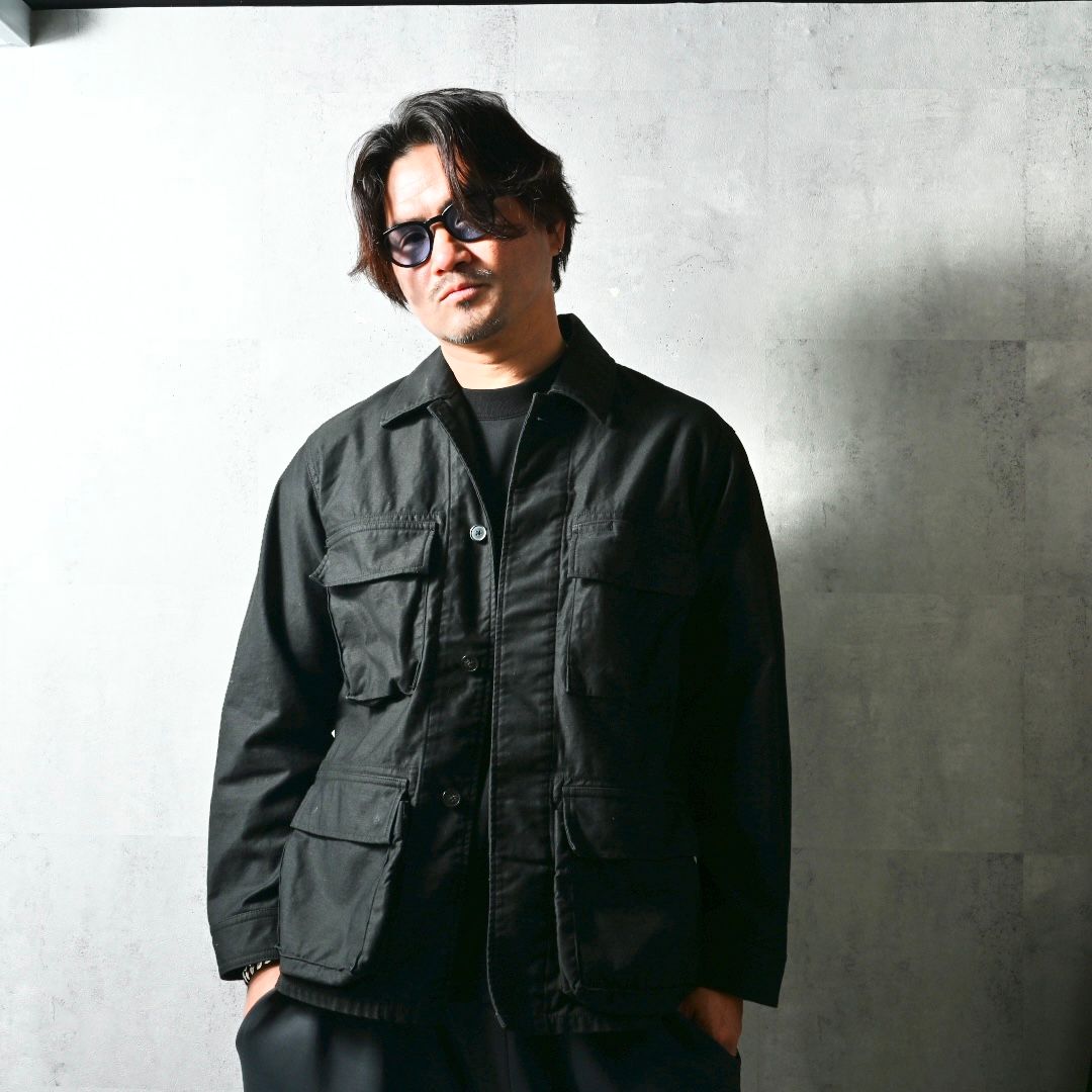 BDU PB JK / DP1-JK-003 / BDUミリタリージャケット / ブラック (2月中旬入荷予定)