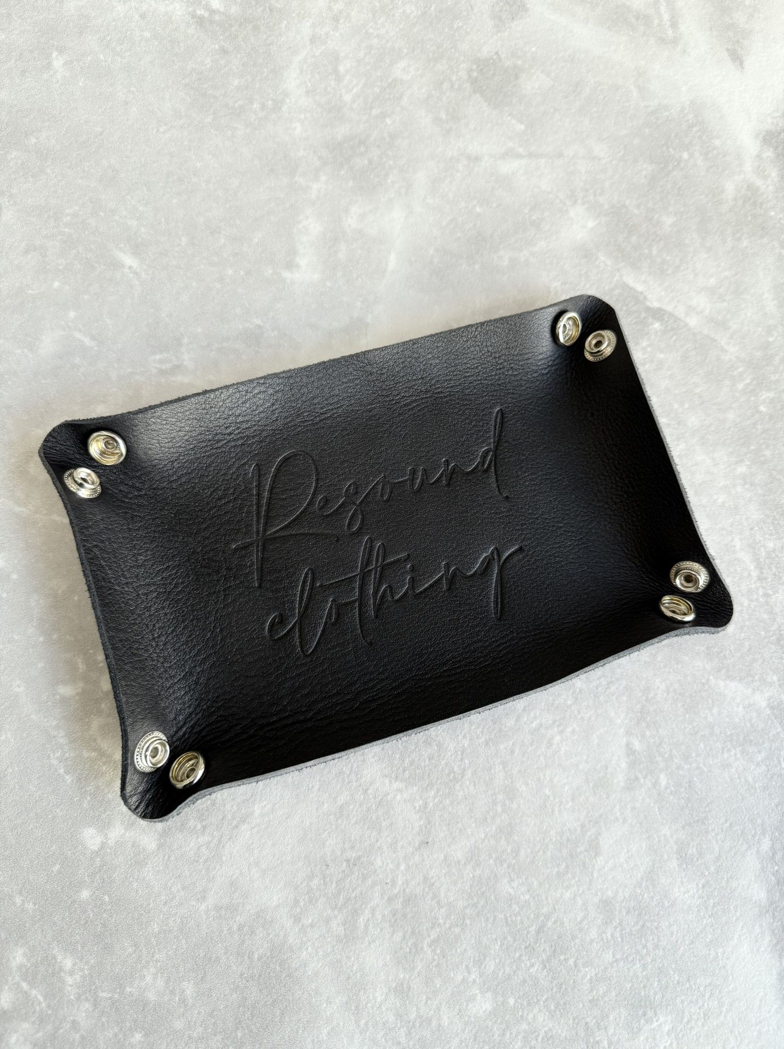 【LUKE別注】 LEATHER TRAY / レザートレイ / ブラック