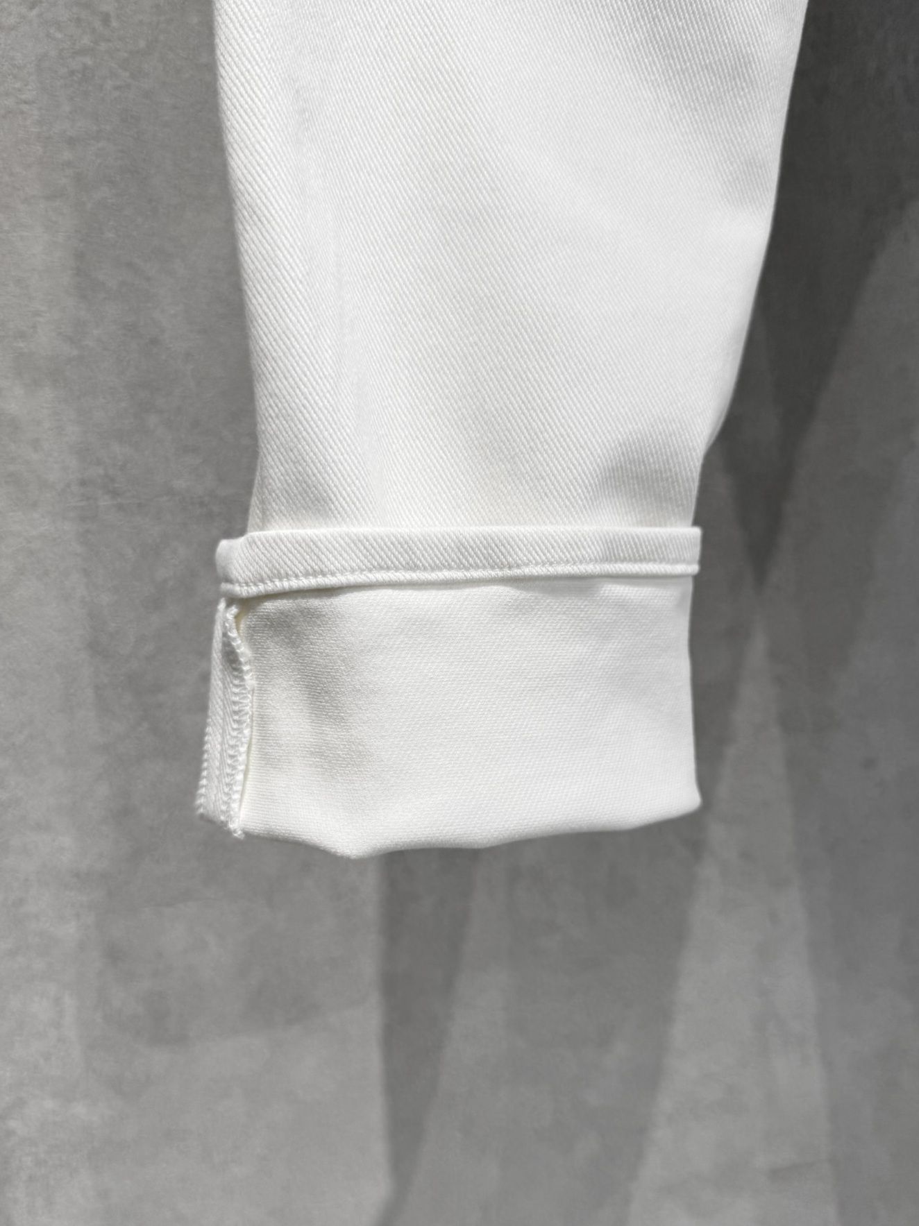 MICK DENIM JERSEY / BASIC-ST-020 / デニムジャージテーパードパンツ / ホワイト