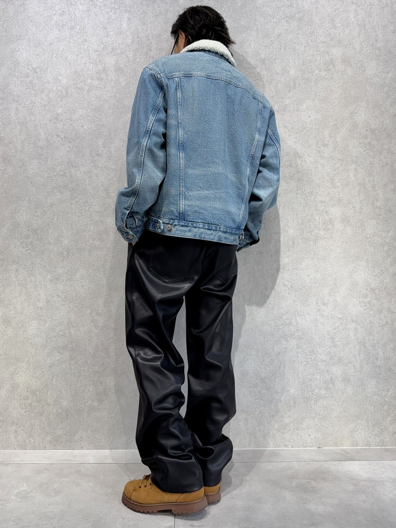 90s シェルパトラッカージャケット / ボアデニムジャケット / 4RD310G / 01J(ライトブルー)