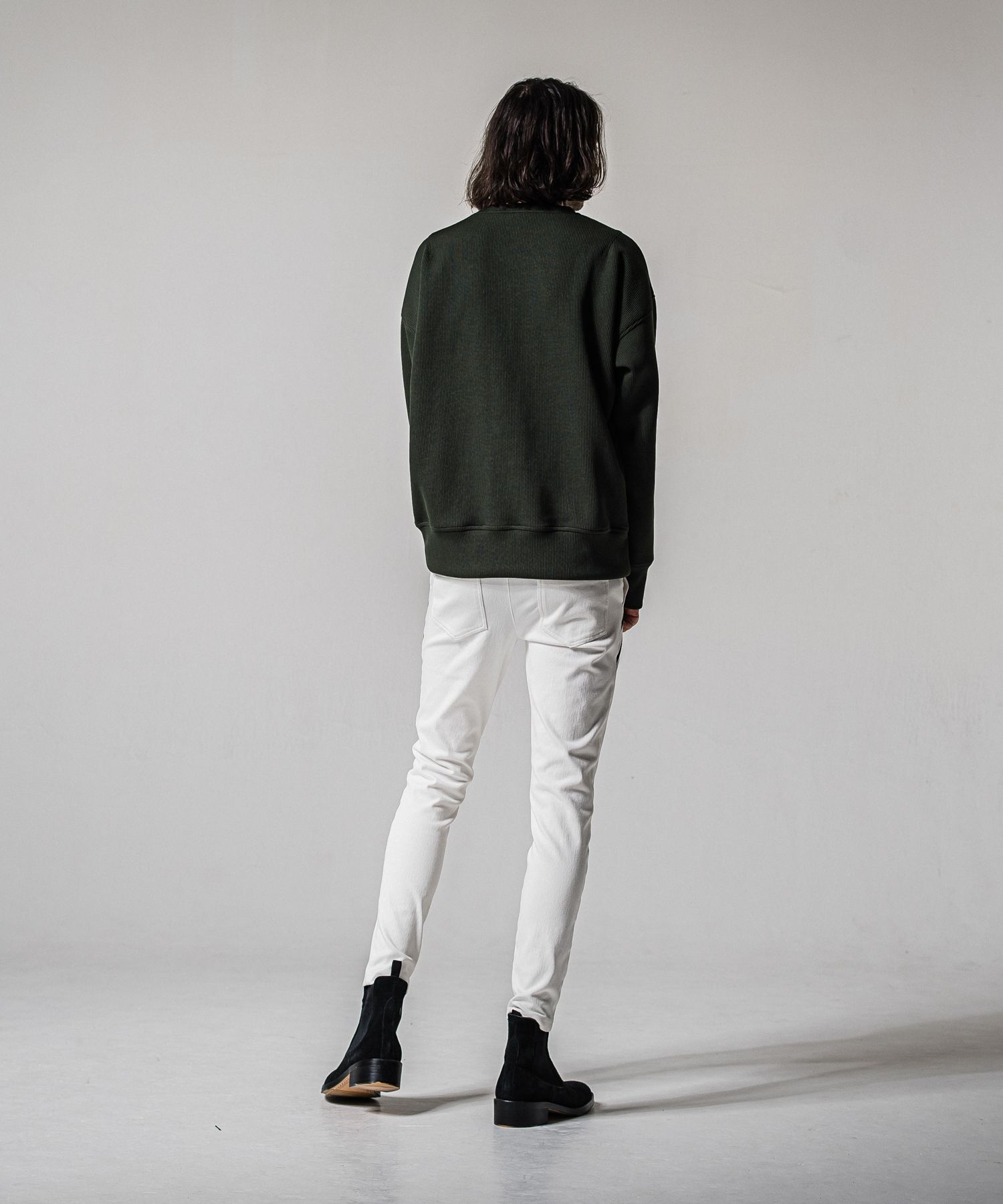 EX DENIM JERSEY EDGE PT / RC39-ST-014D / デニムジャージラインパンツ / ホワイト (2月上旬入荷予定)