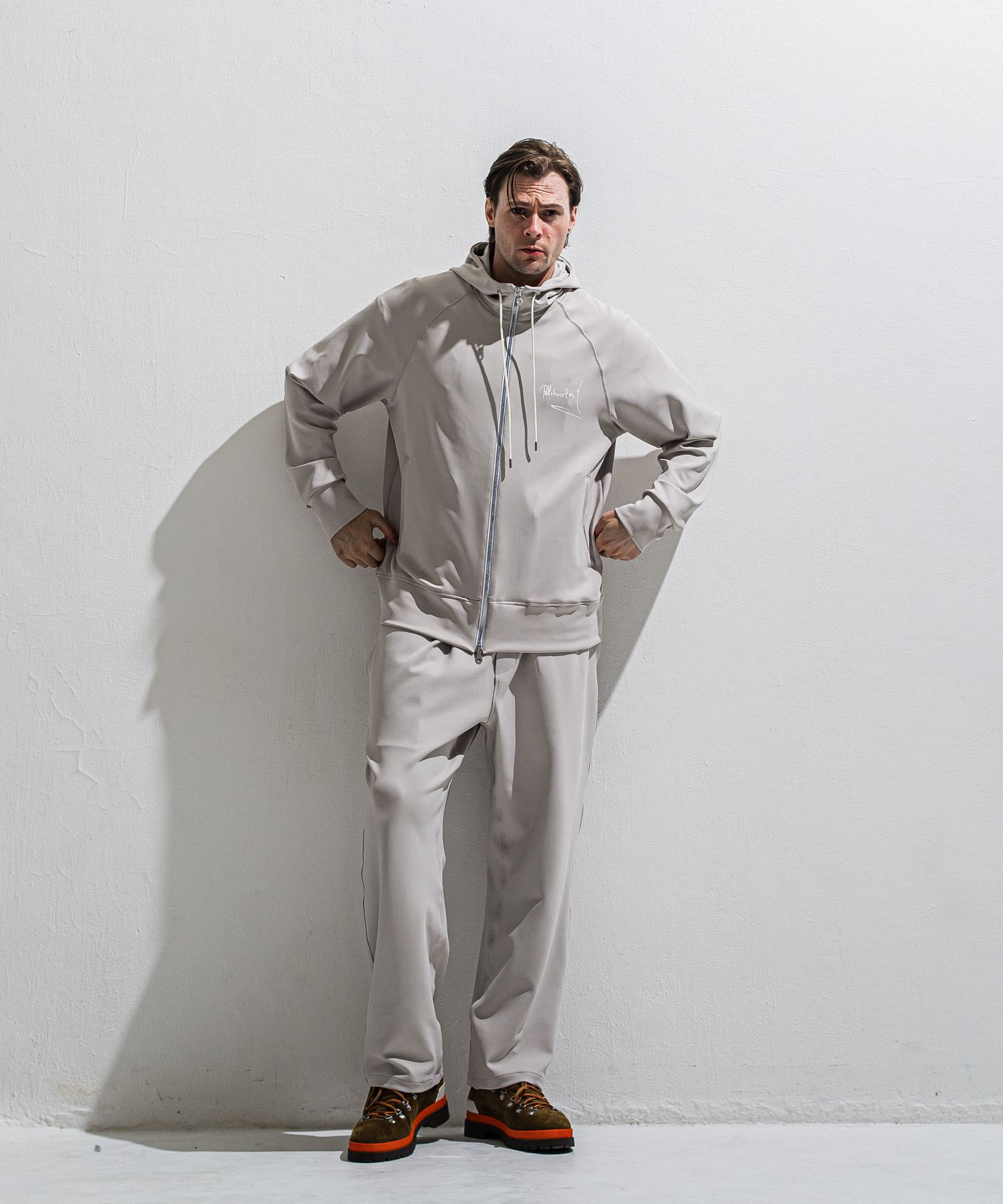 EMILIO DB WIDE PANTS / DP1-ST-003 / ダンボールジャージスーパーワイドパンツ / グレージュ (3月中旬入荷予定)