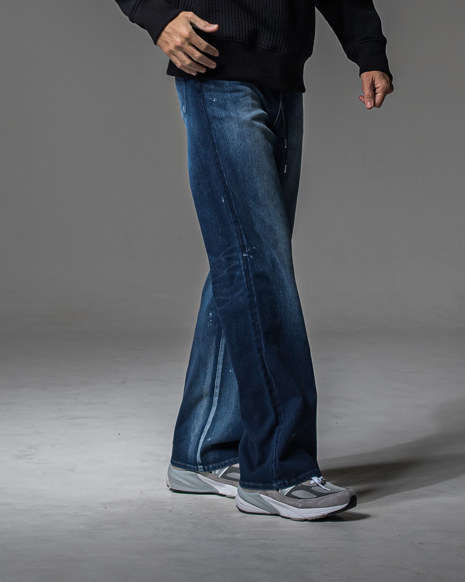 KING DENIM JERSEY / RC37-ST-005 / デニムジャージ バギーワイドパンツ / ダークインディゴ