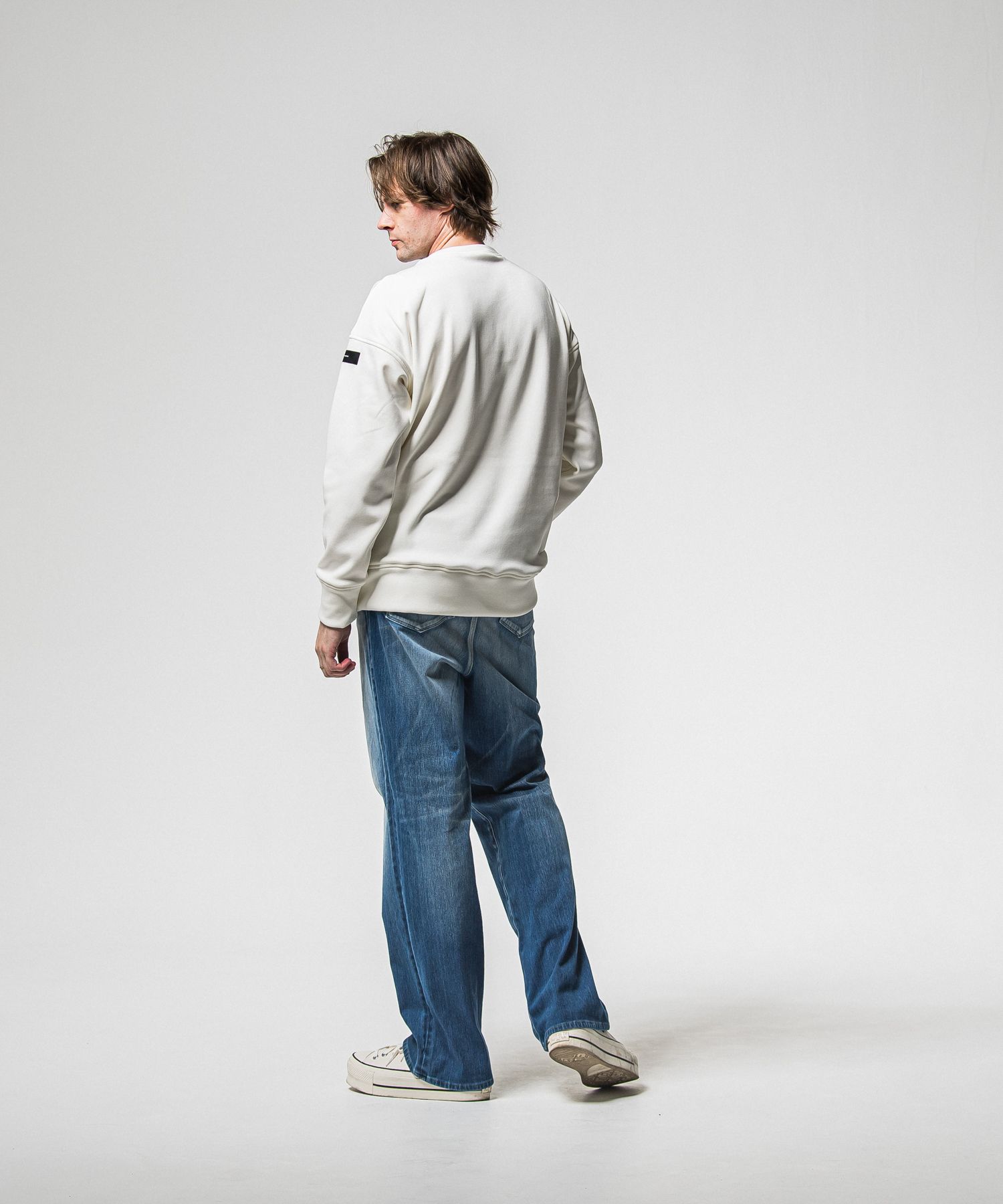 【FRIDAYコラボ】 FRIDAY OLD COVER VELOURS FLEECE TRAINER / RCF1-C-002 / 裏起毛FRIDAYオールドカバートレーナー / ホワイト (11月上旬入荷予定)