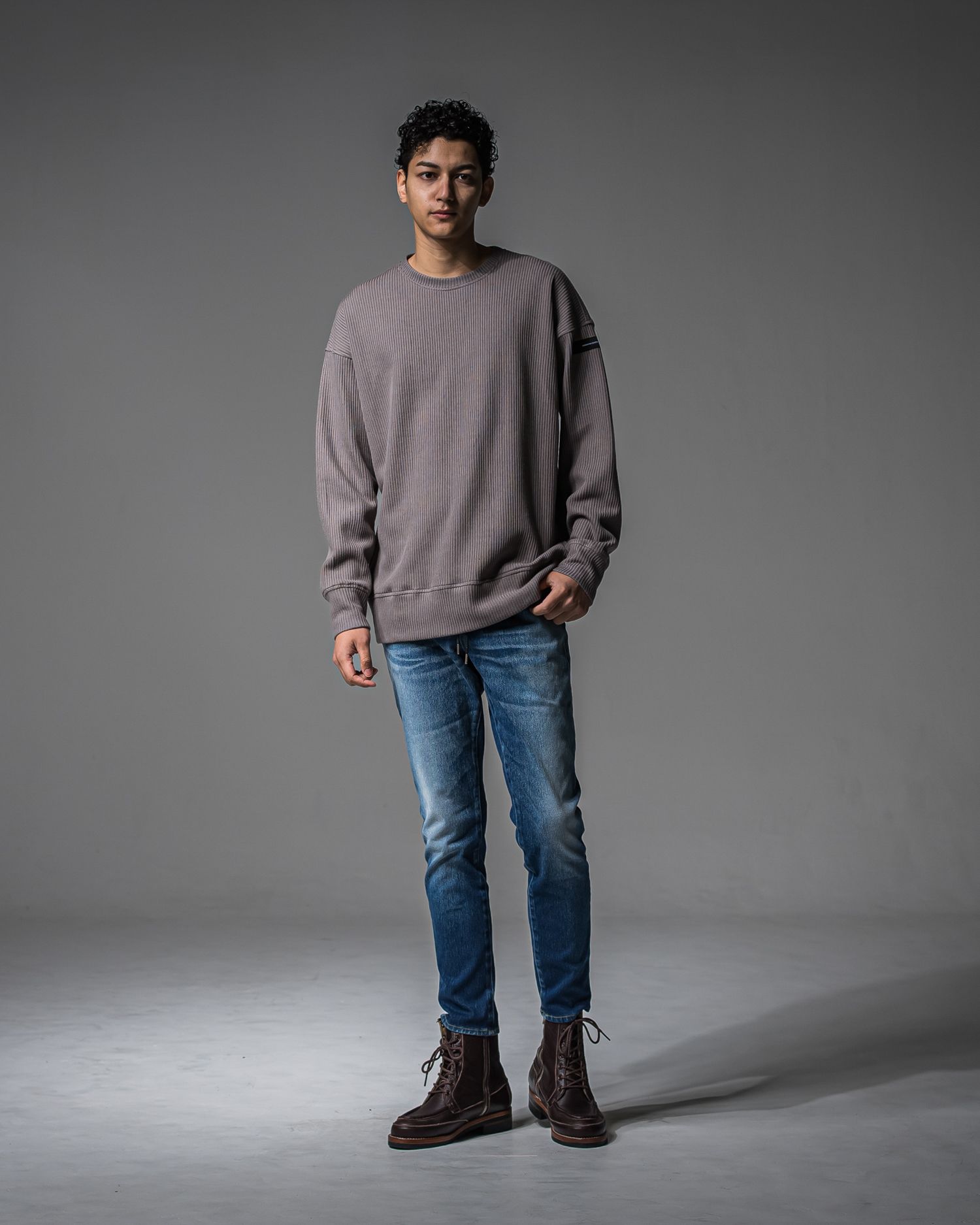 MICK DENIM JERSEY / RC37-ST-020 / デニムジャージテーパードパンツ / ダークインディゴ (9月上旬入荷予定)