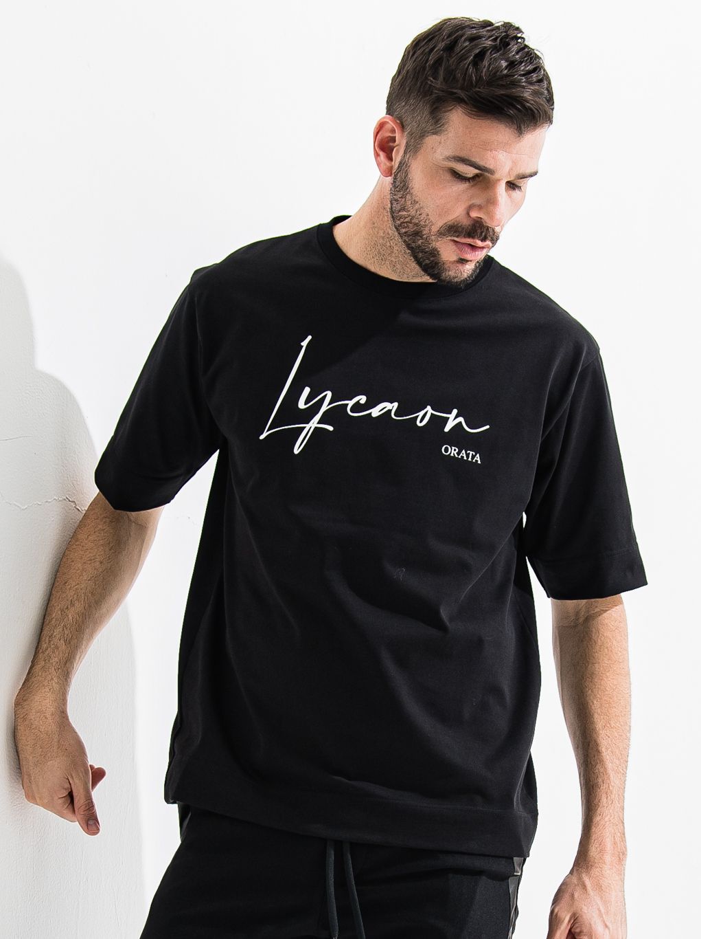 LYCAON CREW T / OR2-T-002 / プリントTシャツ / ブラック (6月中旬入荷予定)