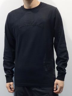 サークルロゴ長袖Tシャツ / ust-22044 / ブラック