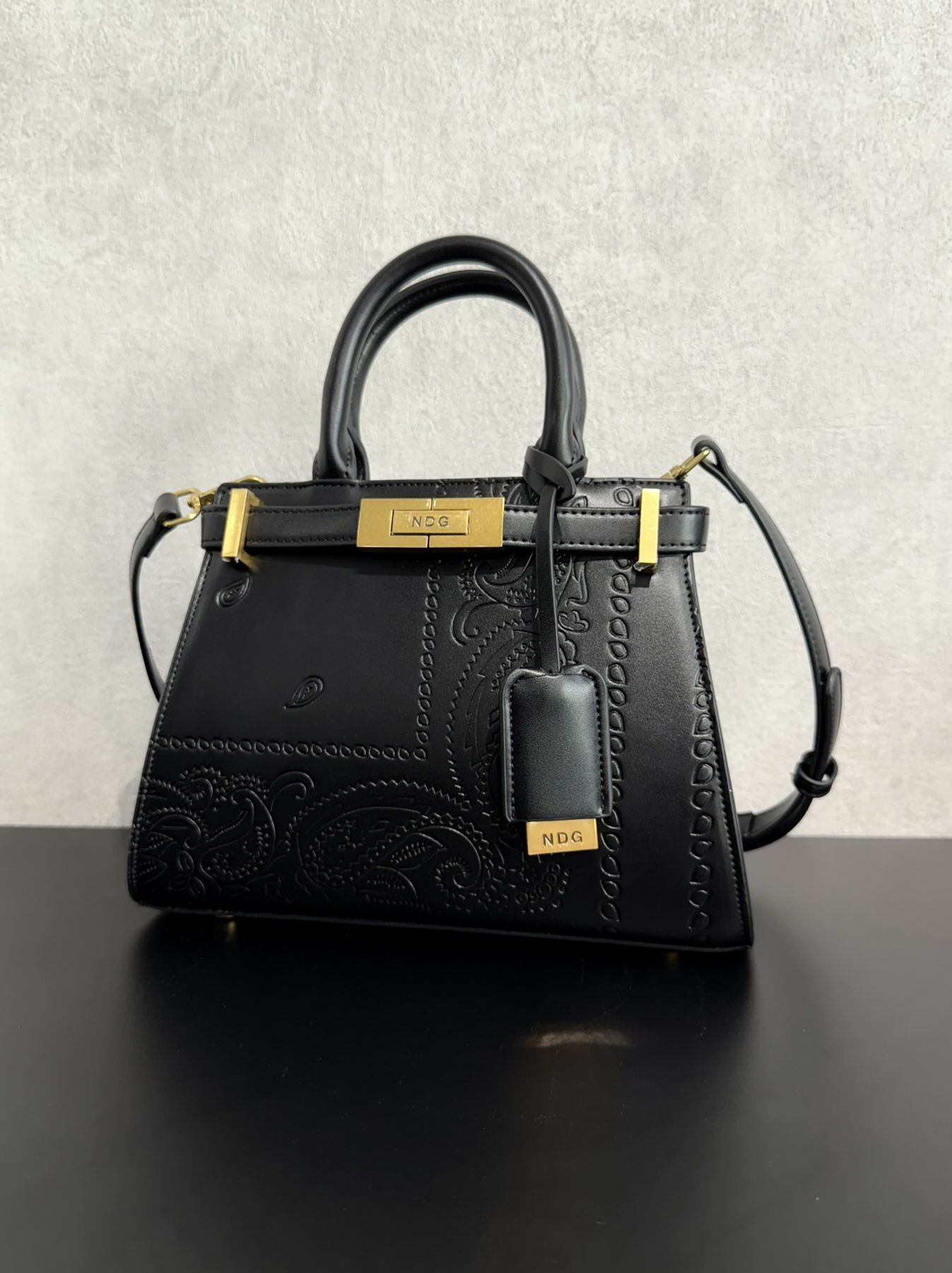 美品★ルードRHUDE Cigar Bag Large シガーバッグバンダナ柄 NDG PARIS - Jeanne 250MM / トートショルダーバッグ / カーキ