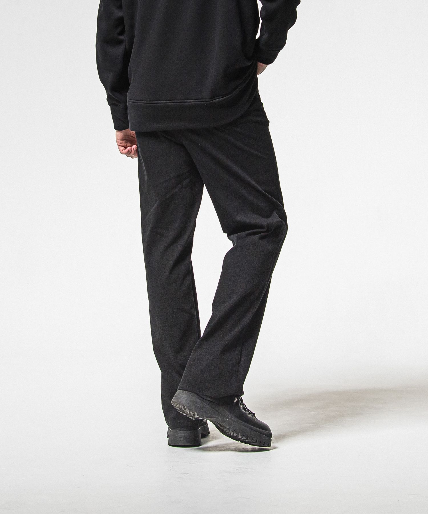 KING DENIM JERSEY / BASIC-ST-005 / デニムジャージバギーワイドパンツ / ブラック (12月中旬入荷予定)