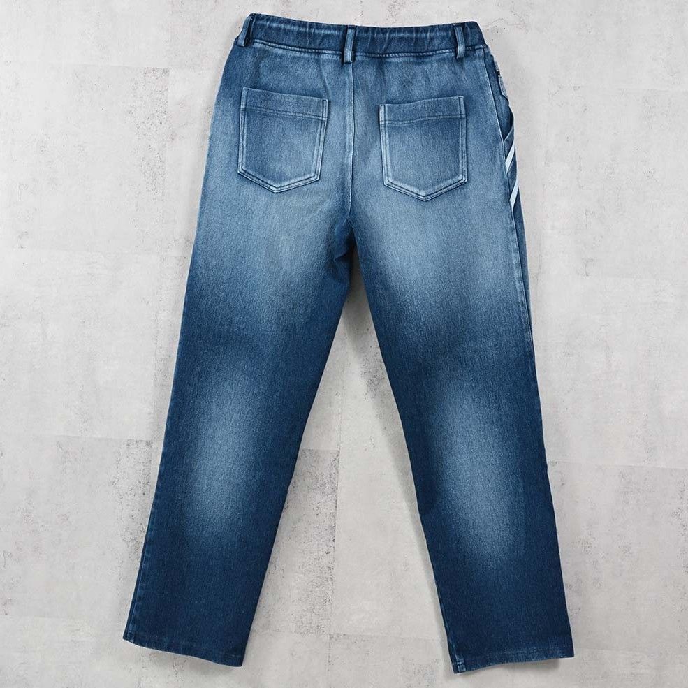 EDGE DENIM SEMI WIDE PT / RC40-ST-014WTD / デニムジャージセミワイドラインパンツ / ダークインディゴ (5月中旬入荷予定)