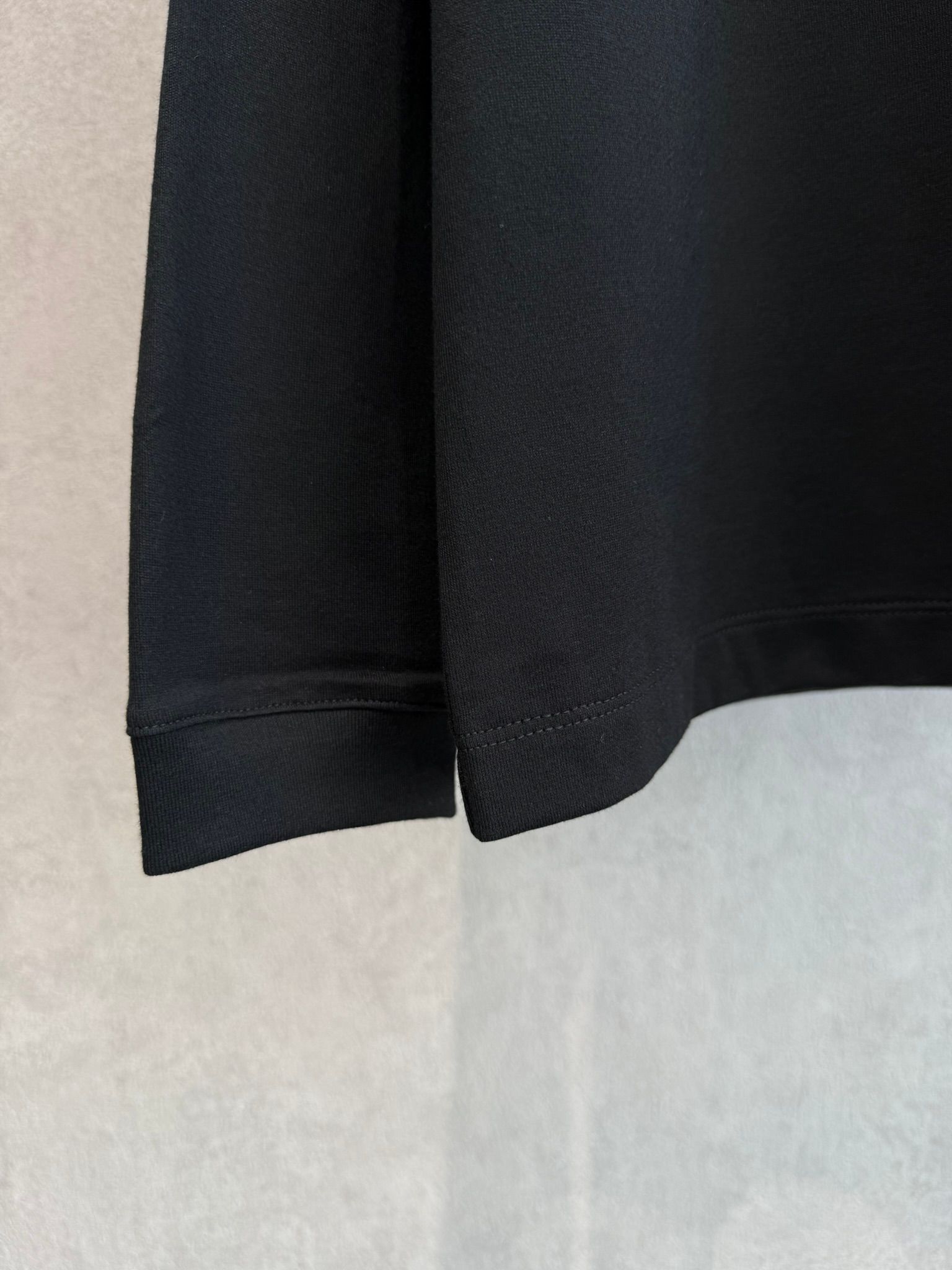 RC OVER LONGSLEEVE TEE / RC41-T-001 / オーバーサイズ長袖RCロゴワッペンTシャツ / ブラック×ブラック