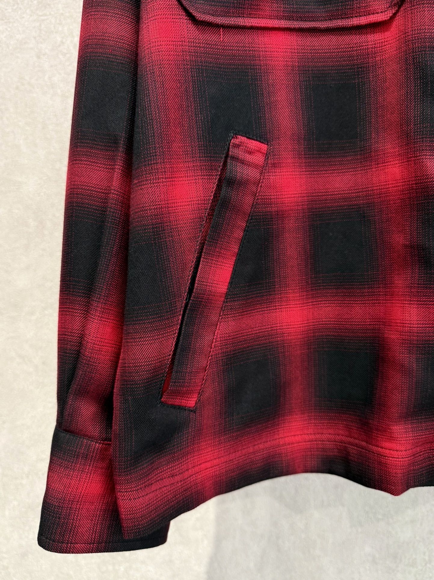 50S CHECK JK / RC39-JK-007C / チェックシャツジャケット / レッド