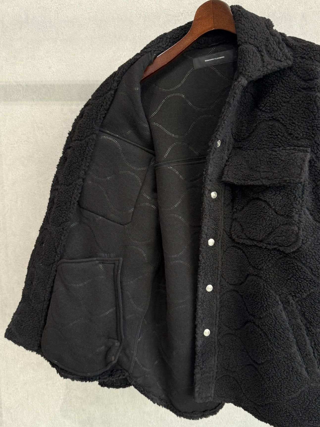 CPO BOA SHIRTS JK / RC38-JK-006 / ボアCPOシャツジャケット / ブラック