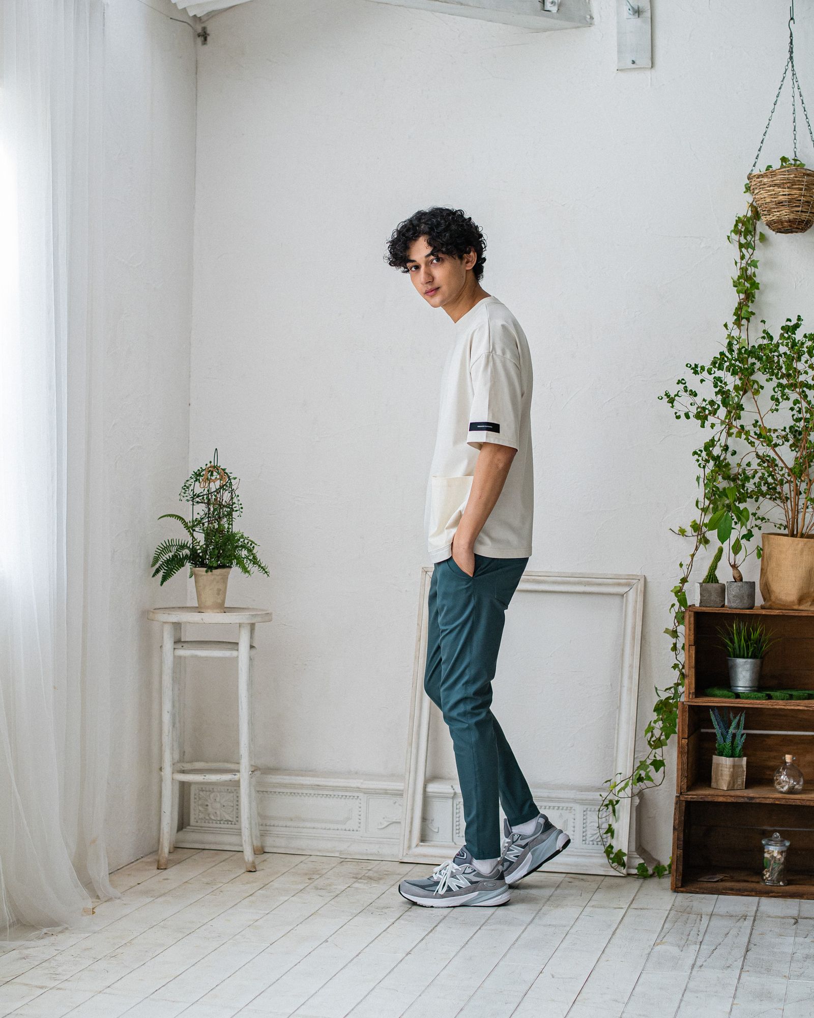 CHRIS EASY PANTS / RC32-ST-016 / イージーパンツ / カーキ