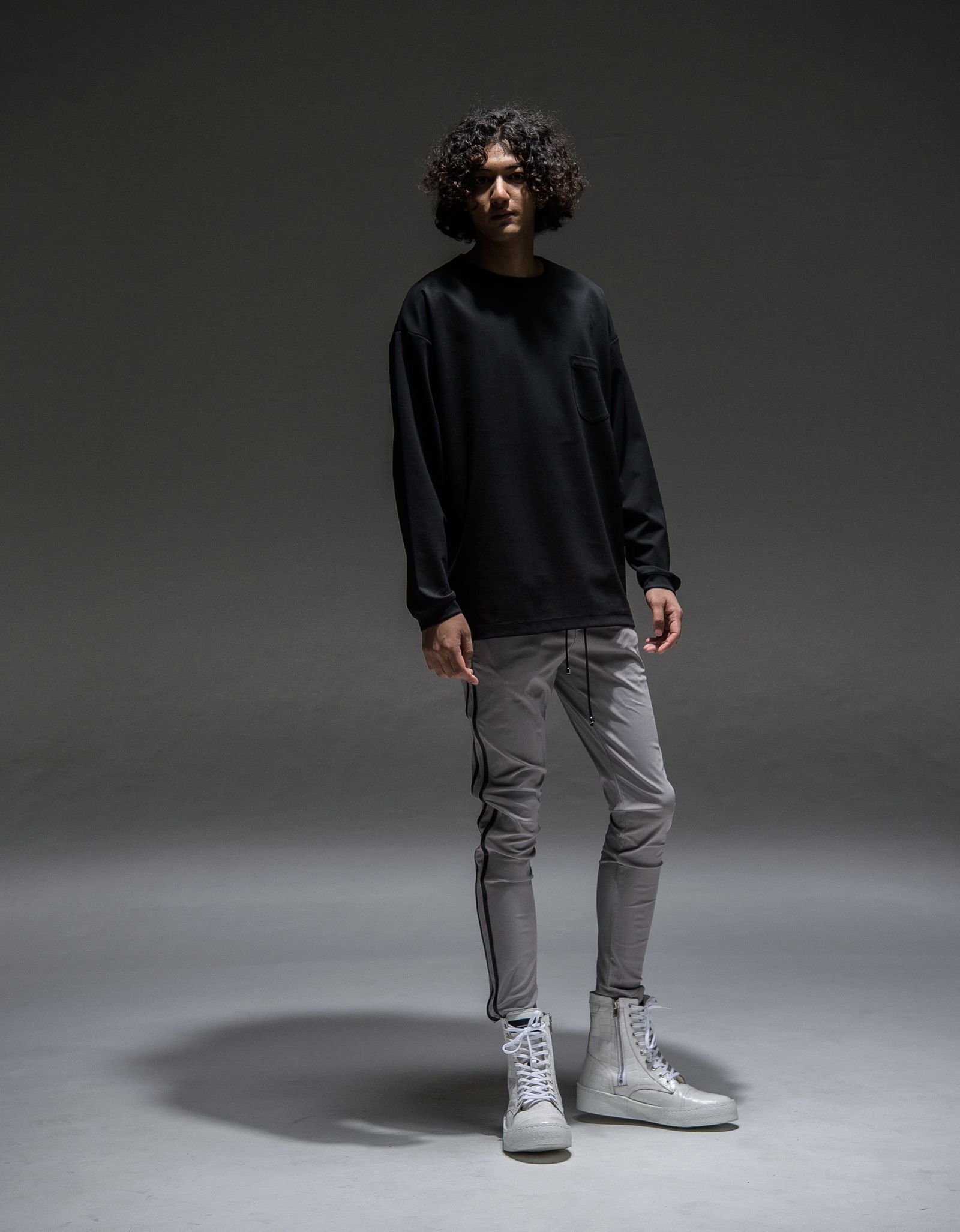 DOUBLE LOOSE POCKET LONG TEE / RC21-T-003 / ロングスリーブTシャツ