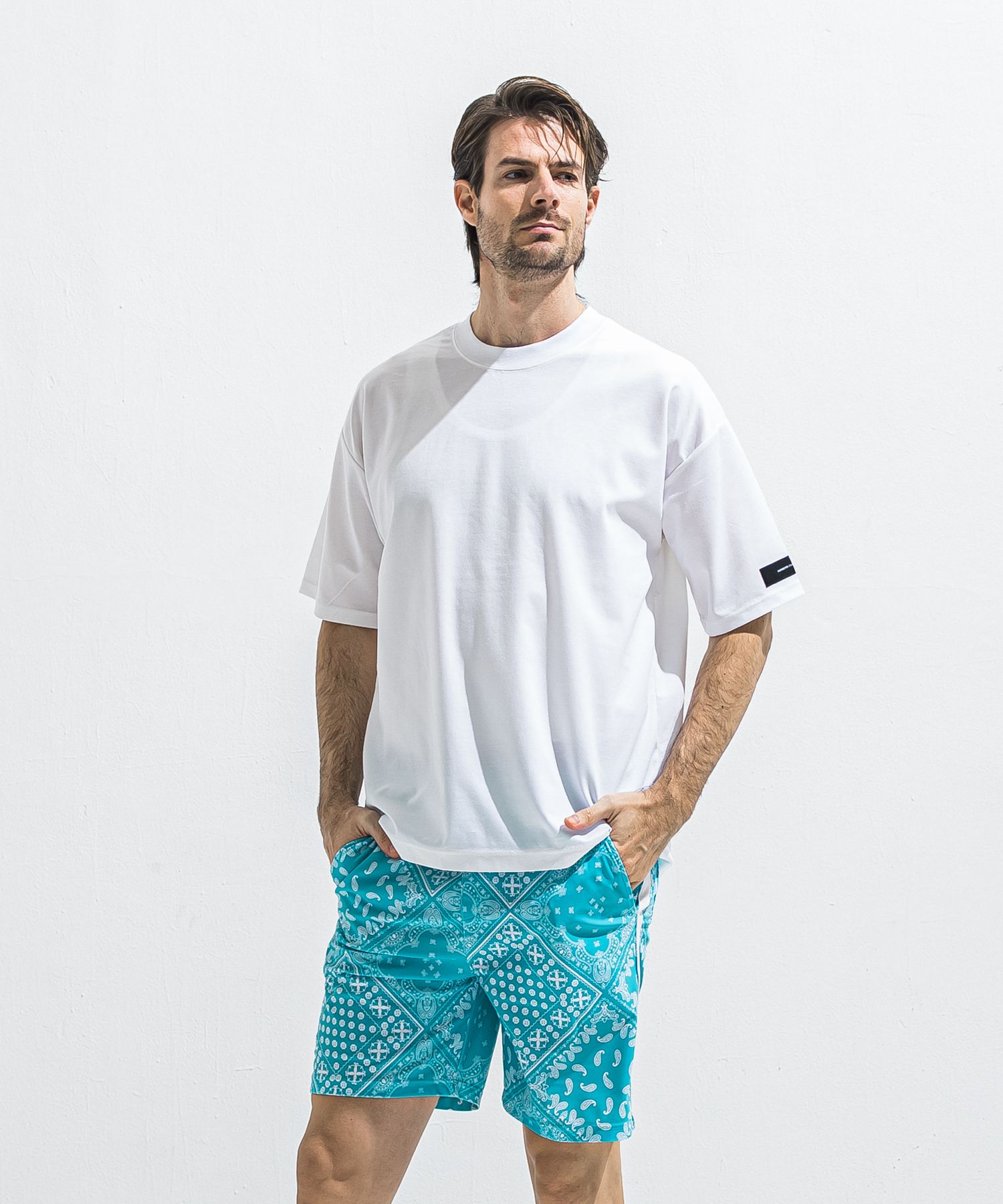 REV MESH OVER TEE / RC40-T-004 / メッシュビッグTシャツ / ホワイト (6月中旬入荷予定)