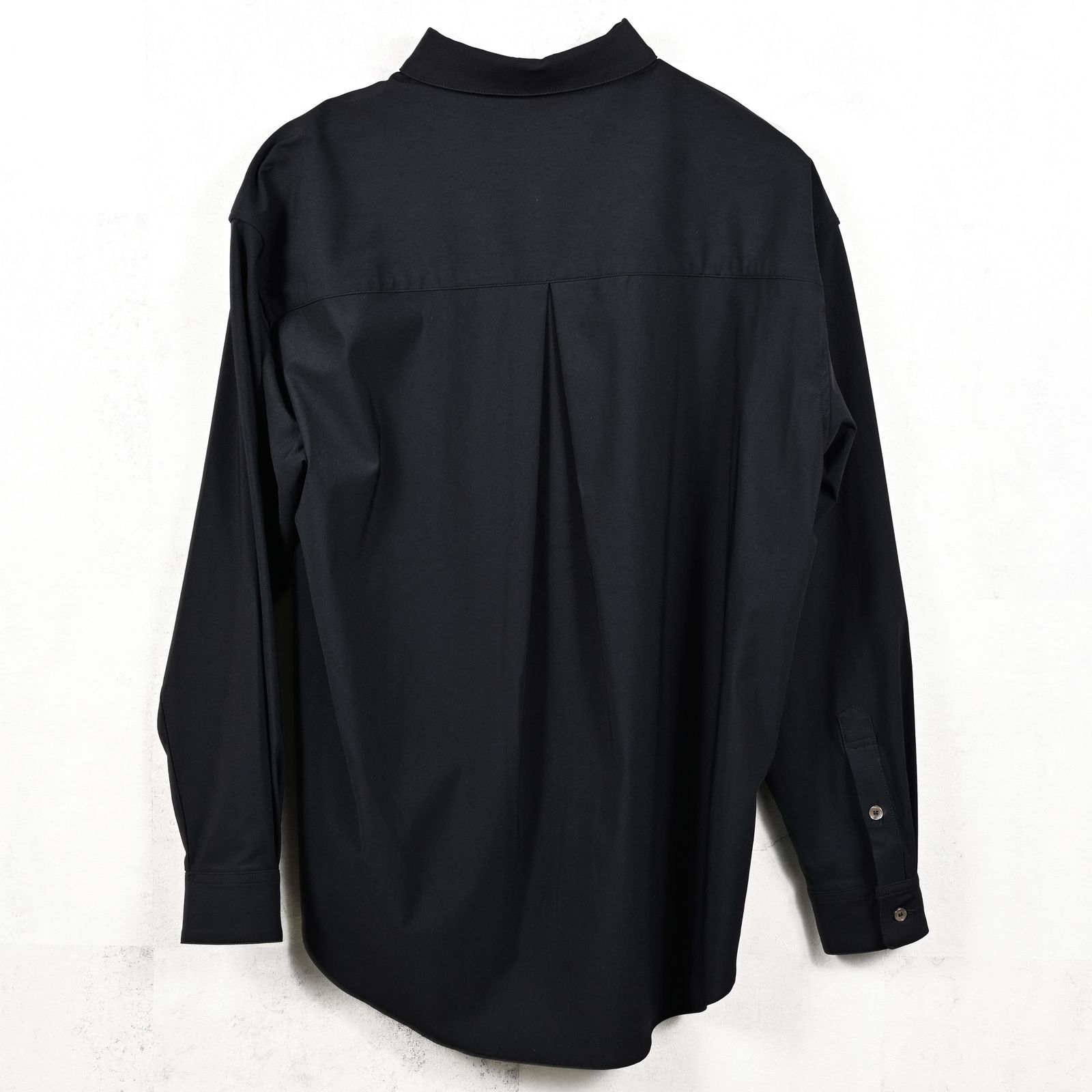 NYLON JACK SHIRTS / RC39-SH-001 / オーバーサイズナイロンシャツ / ブラック (2月上旬入荷予定)