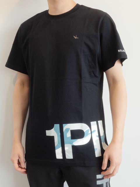 カモ柄ロゴ半袖Tシャツ / ust-22017