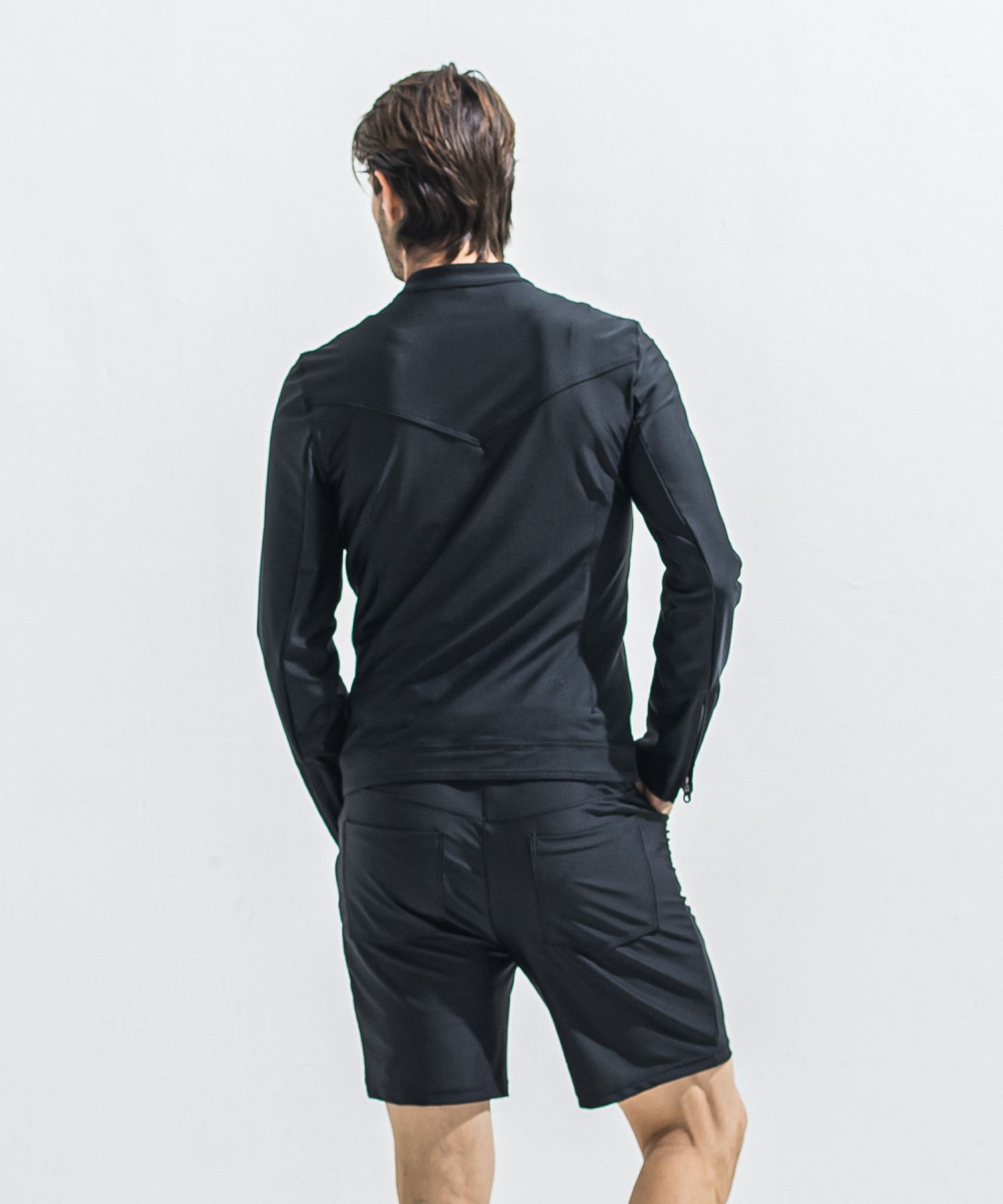 RUSH SB RIDERS / RC40-JK-001 / ラッシュガードシングルライダース / ブラック (5月下旬入荷予定)