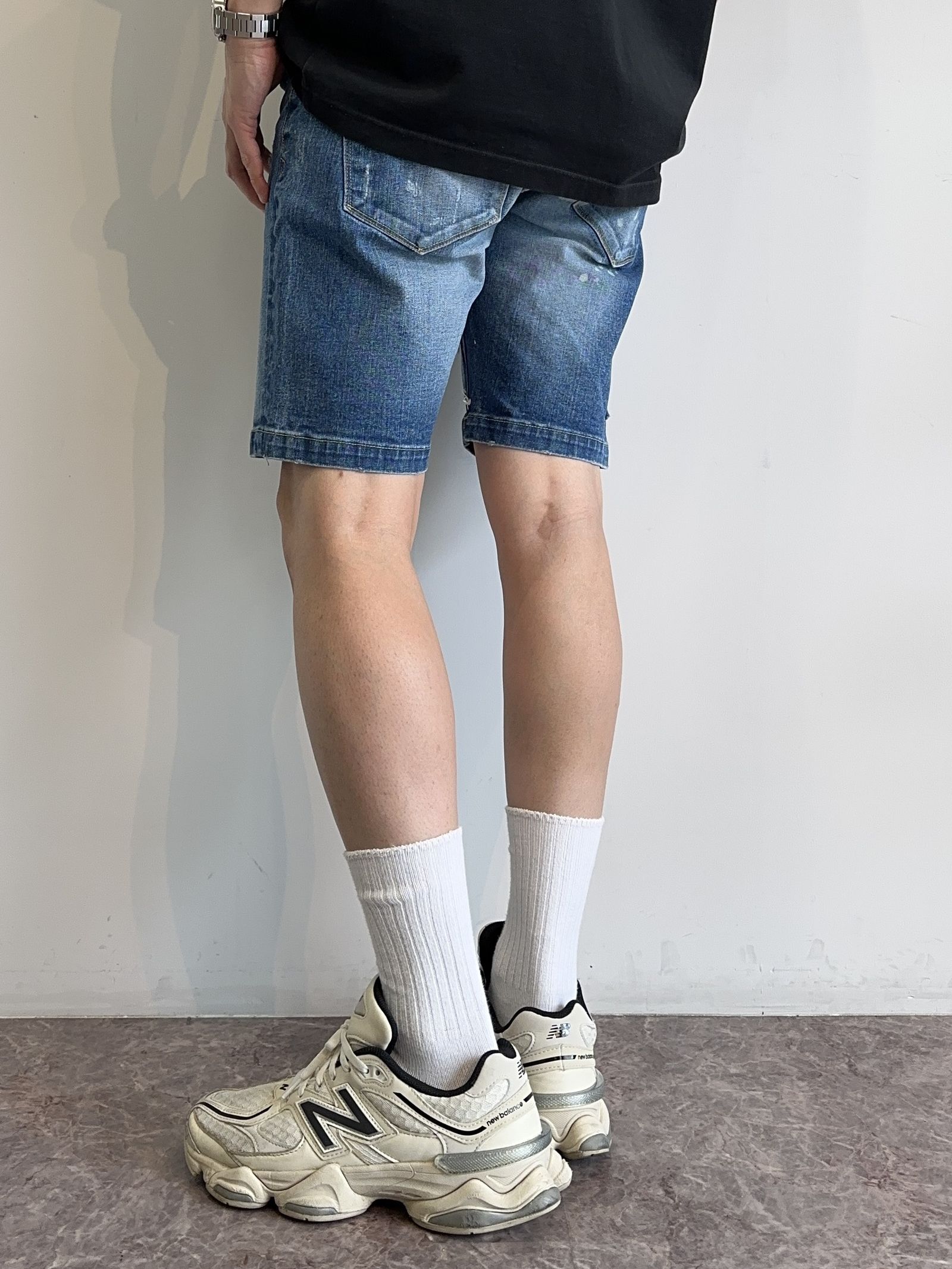 DENIM SHORTS / RC8-HP-013 / ストレッチデニムショーツ / インディゴC