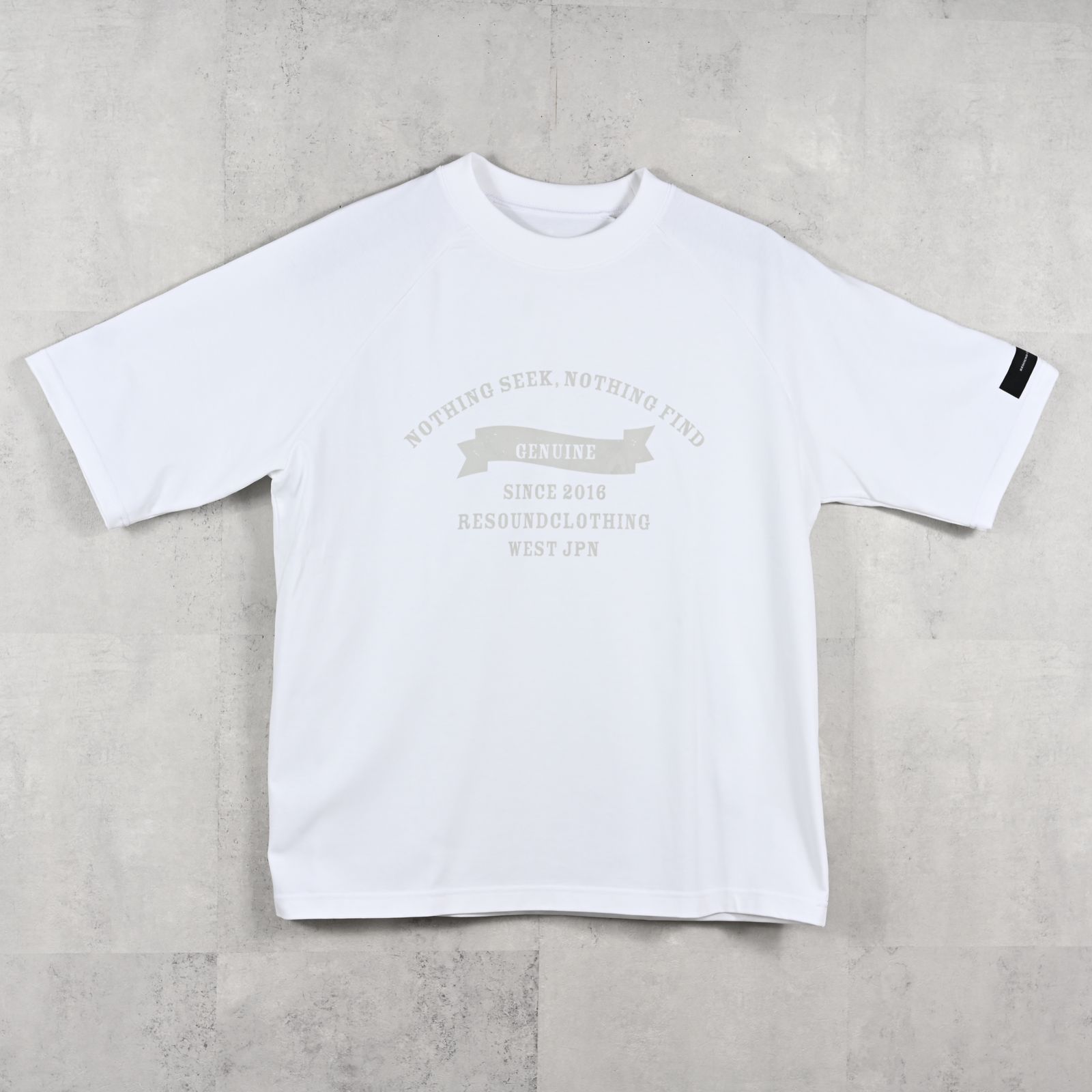 COLLEGE RAGLAN OVER TEE / RC39-T-002 / カレッジロゴラグランビッグTシャツ / ホワイト (4月上旬入荷予定)