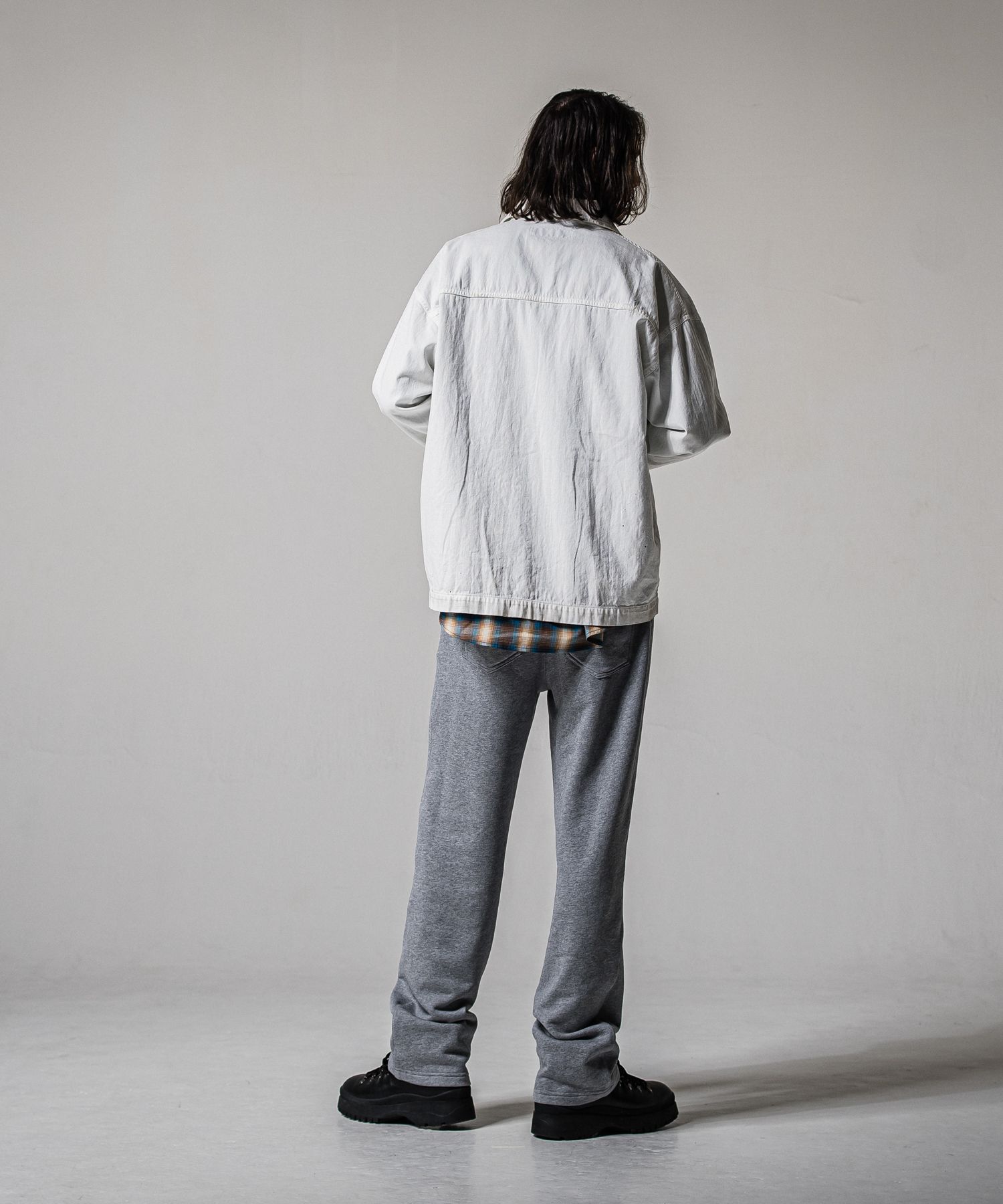 HF URAKE WIDE TUCK PANTS / RC39-ST-016WT / 高機能スウェットワイドタックパンツ / グレー (1月中旬入荷予定)