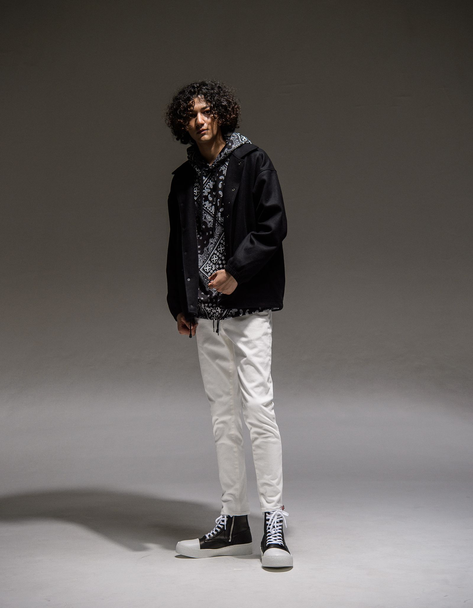 【※期間限定販売※】 OVER WOOL COACH JACKET / RC21-JK-005W / コーチジャケット