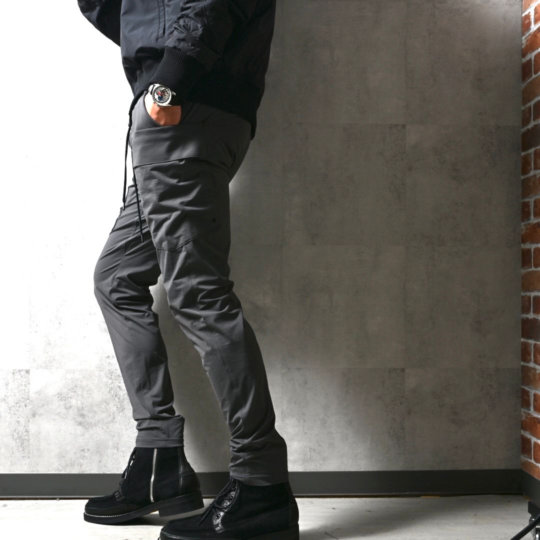 GR PT / DP1-ST-004 / ナイロンギアカーゴパンツ / チャコール (3月中旬入荷予定)