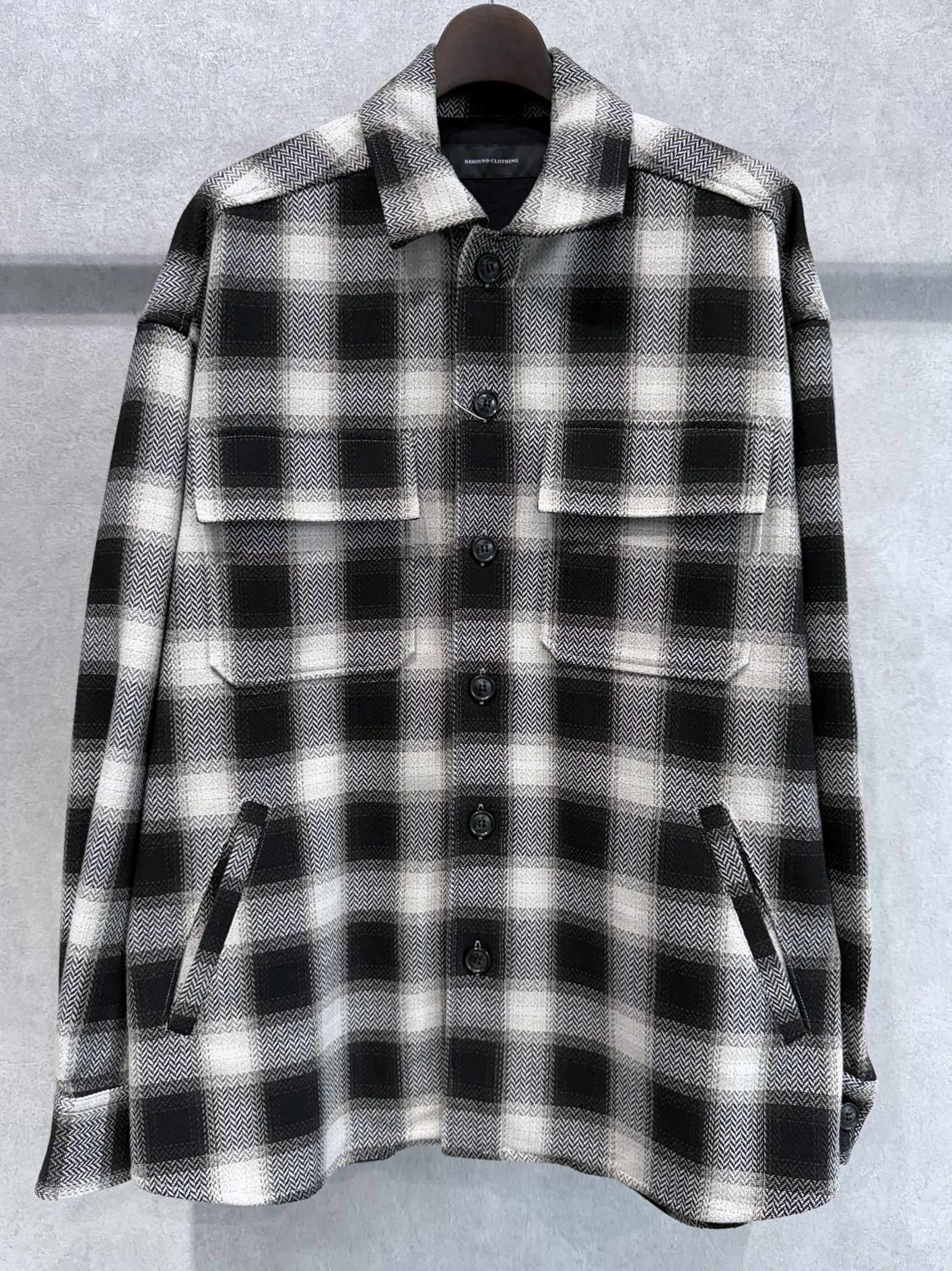 CPO SHIRTS JK / RC37-JK-004 / CPOチェックシャツジャケット / ブラックチェック