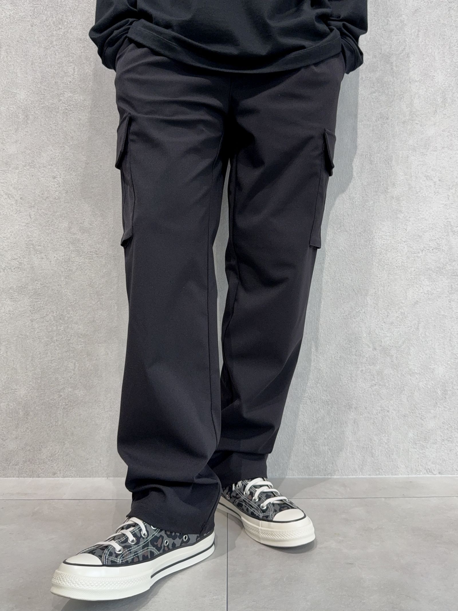 HEAD CARGO / RC41-ST-043 / カーゴセミワイドタックパンツ / ブラック