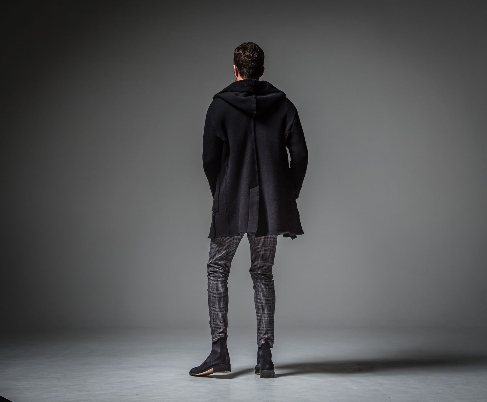 CHRIS EASY HEAT TUCK PANTS / RC30-ST-016HT / 裏起毛タックパンツ / グレンチェック