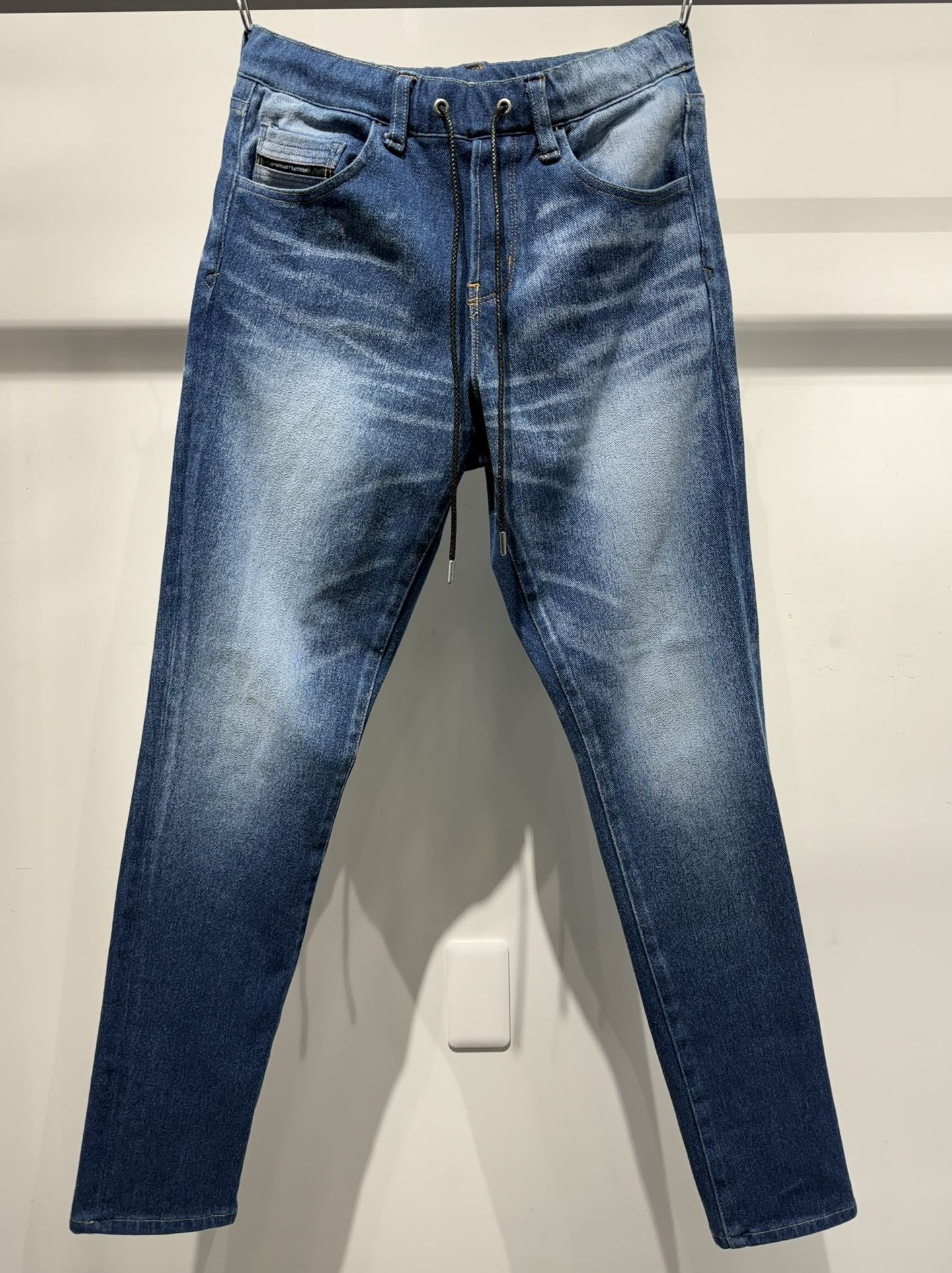 MICK DENIM JERSEY / RC35-ST-020 / デニムジャージテーパードパンツ / インディゴユーズド