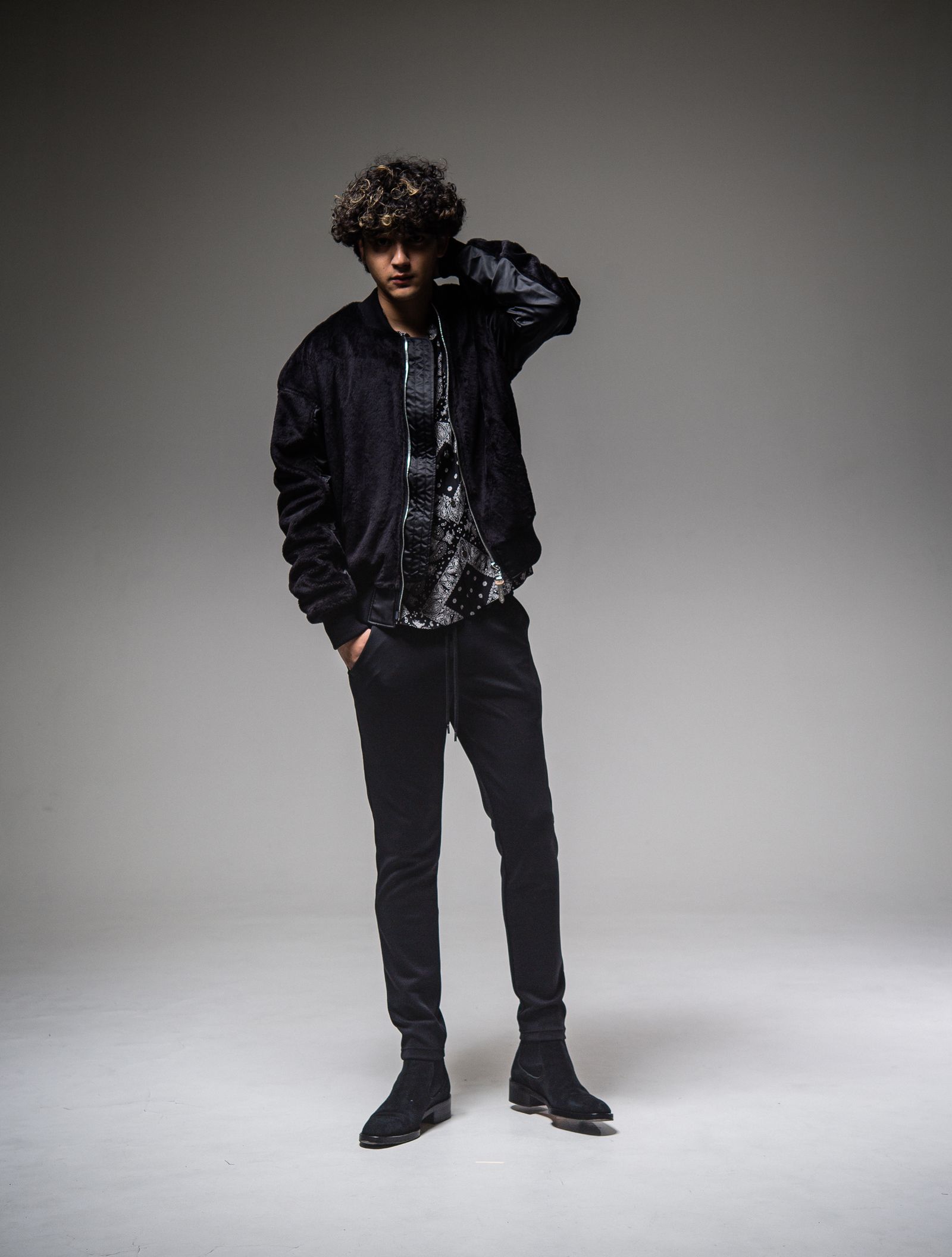 CHRIS EASY PANTS / RC25-ST-016 / イージーパンツ / ブラック