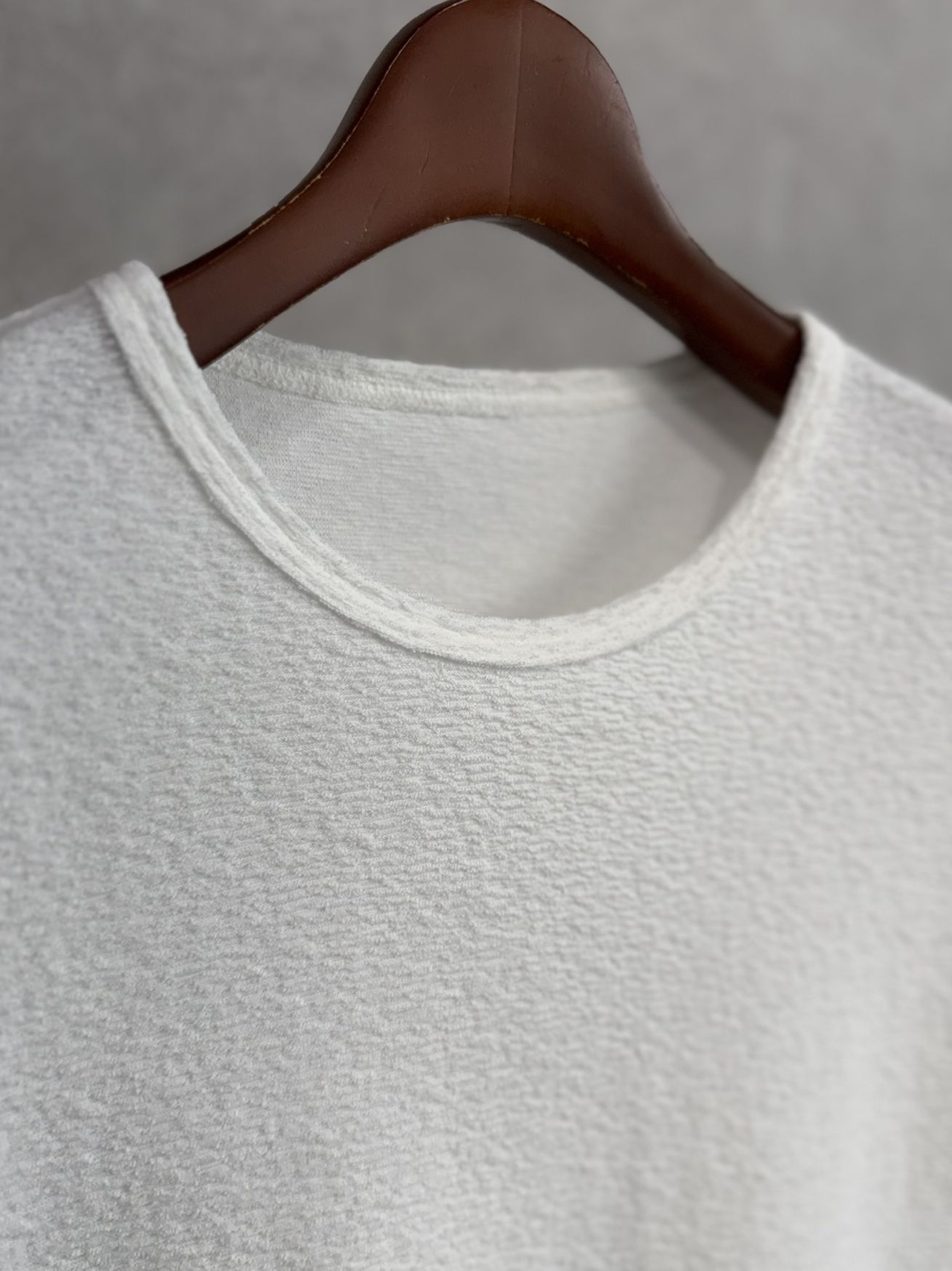 PILE ROLL UP TEE / RC40-T-001 / パイルロールアップTシャツ / ホワイト